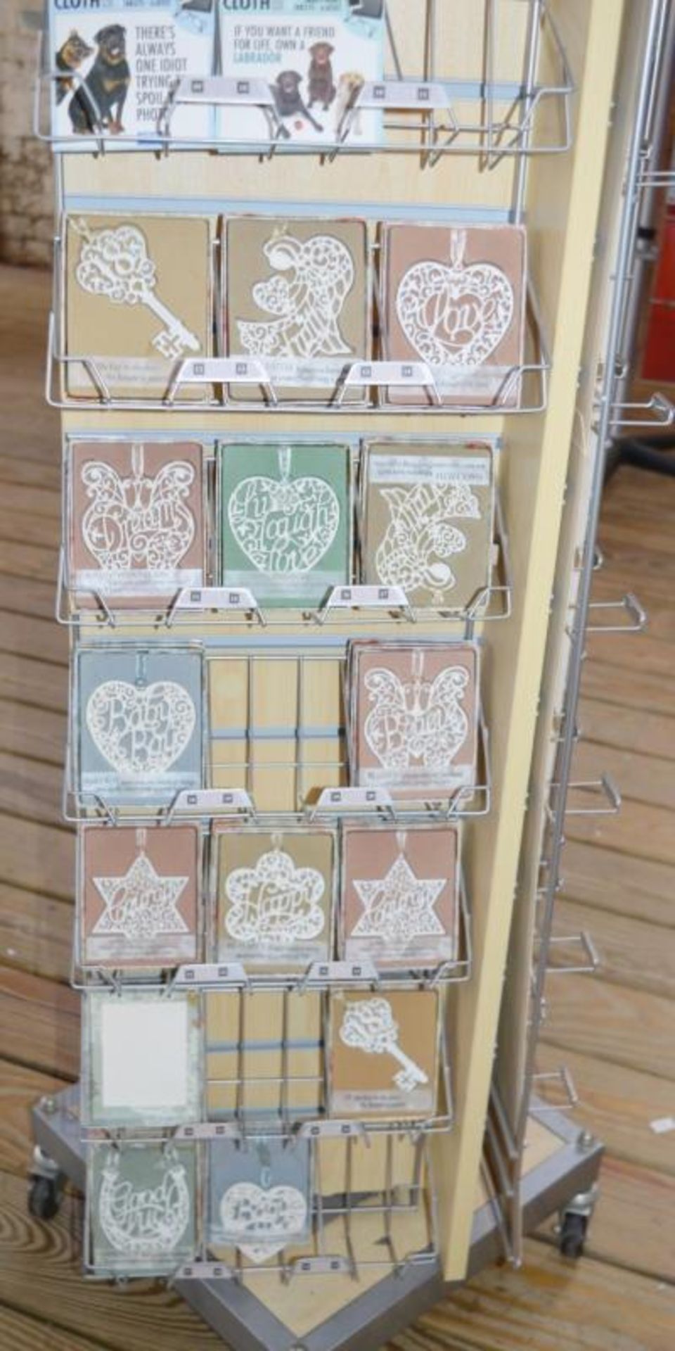1 x Retail Carousel Display Stand With Approx 40 x Pieces of Giftware - Unused Stock - Ref BB1573 GF - Image 3 of 6