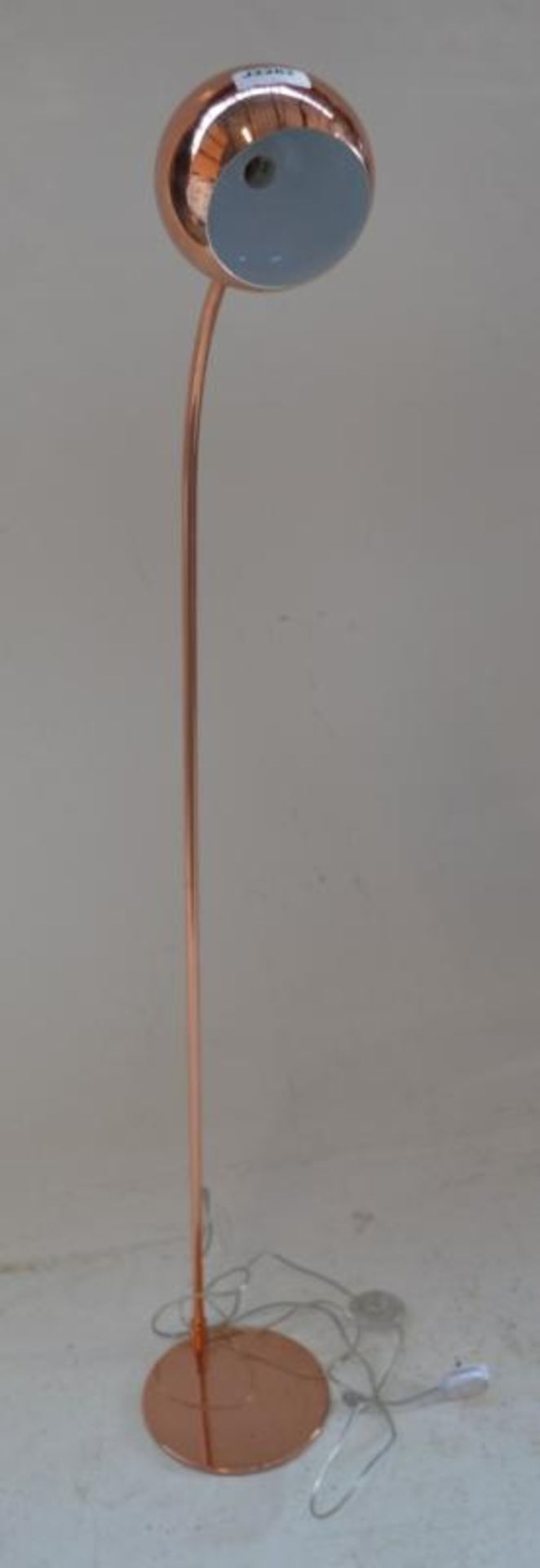 1 x Ex Display 1 Light Magnetic Head Floor Lamp Copper - CL364 - Ref:WH- J2282 - Location: Altrincha - Image 2 of 4