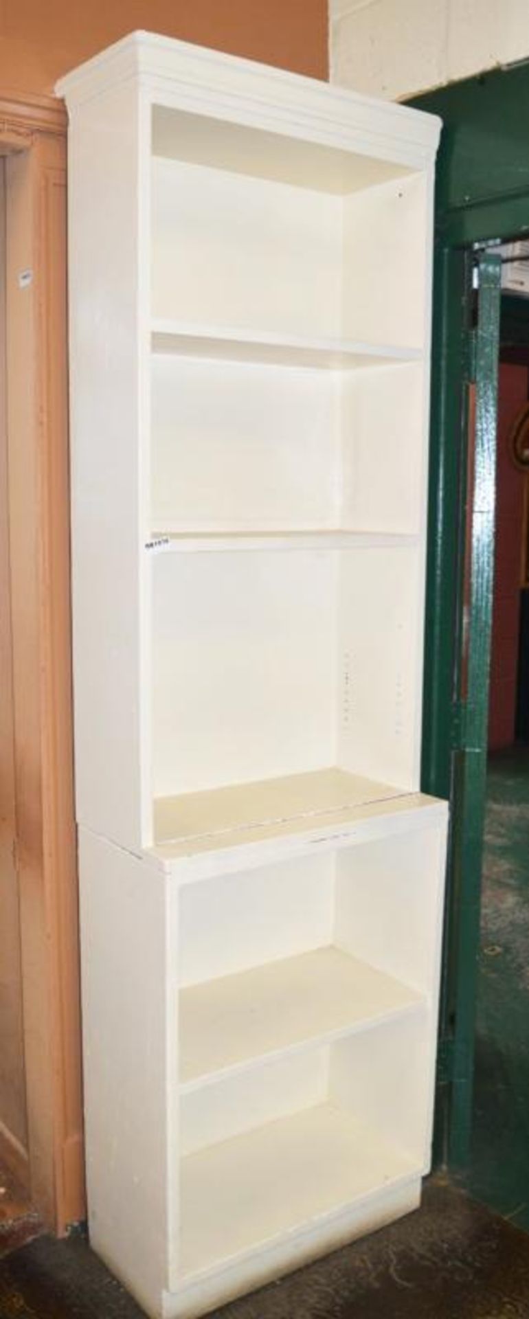 1 x Wooden Shelving Unit - H222 x W64 x D34 cms - Ref BB1516 GF - CL351 - Location: Chorley PR6