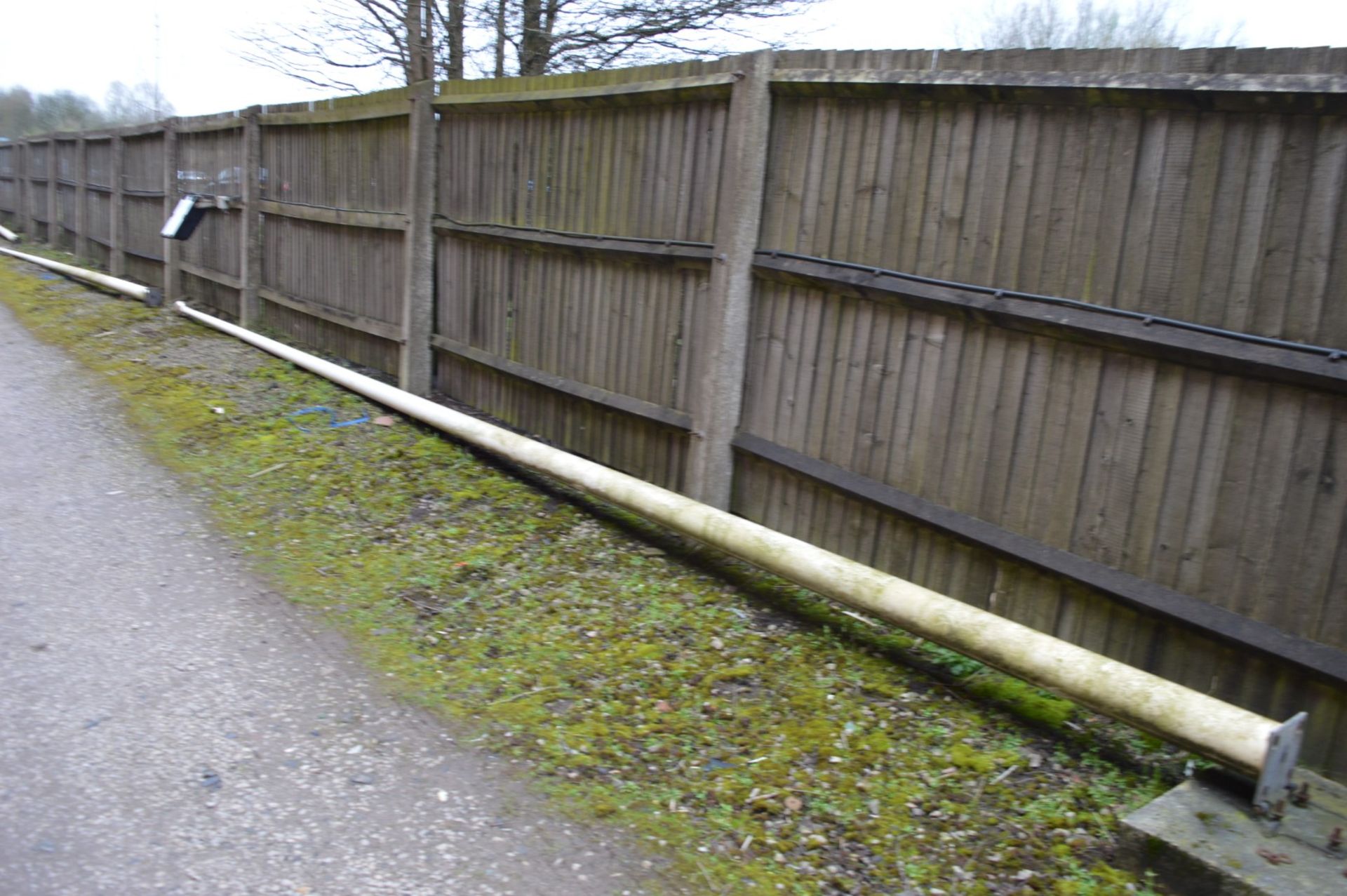 6 x Flagpoles - Approx 10 Meters Tall - Ref BB - CL351 - Location: Chorley PR6