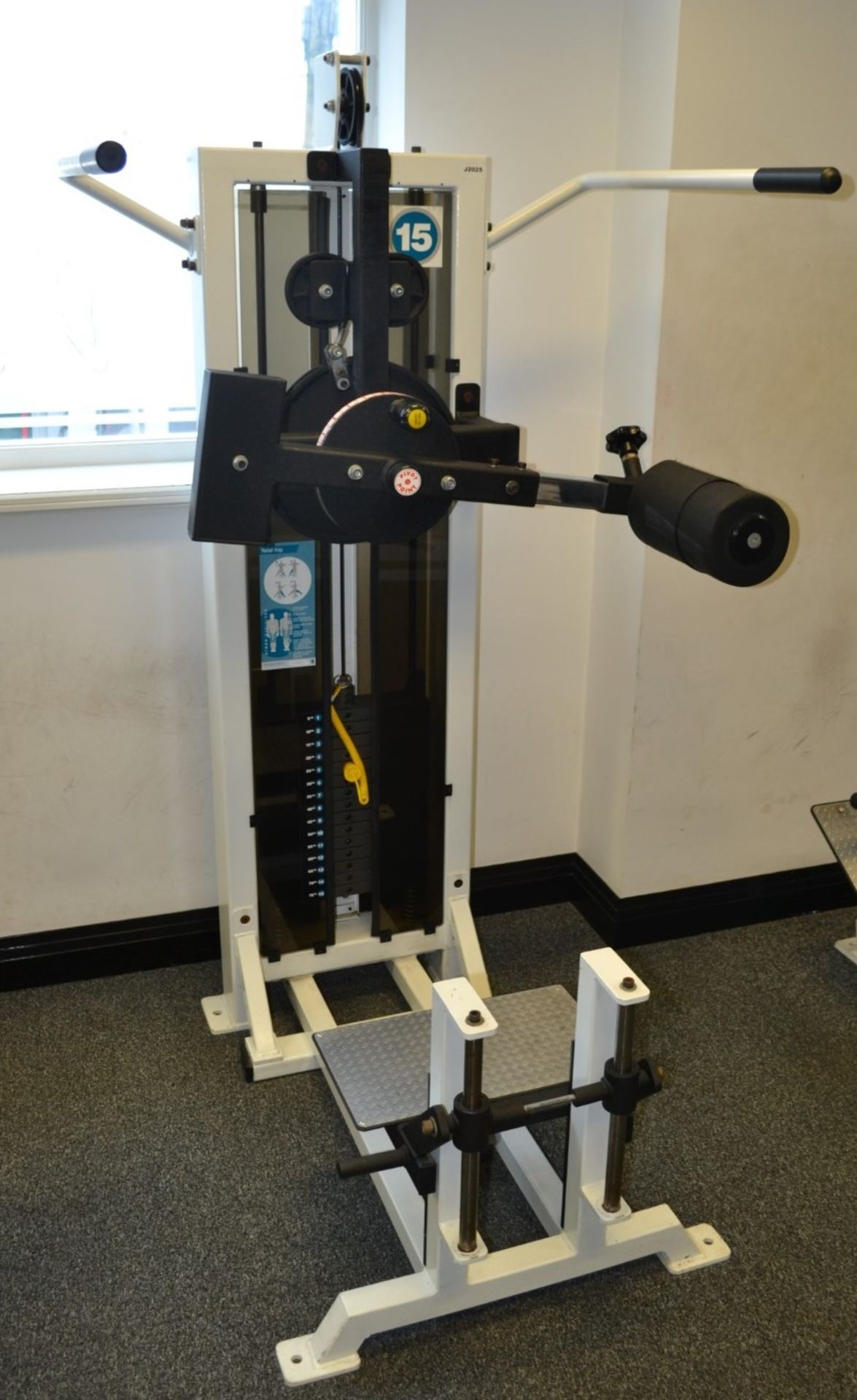 1 x Force Total Hip Pin Loaded Gym Machine With 75kg Weights - Ref: J2025/1FG - Image 3 of 3