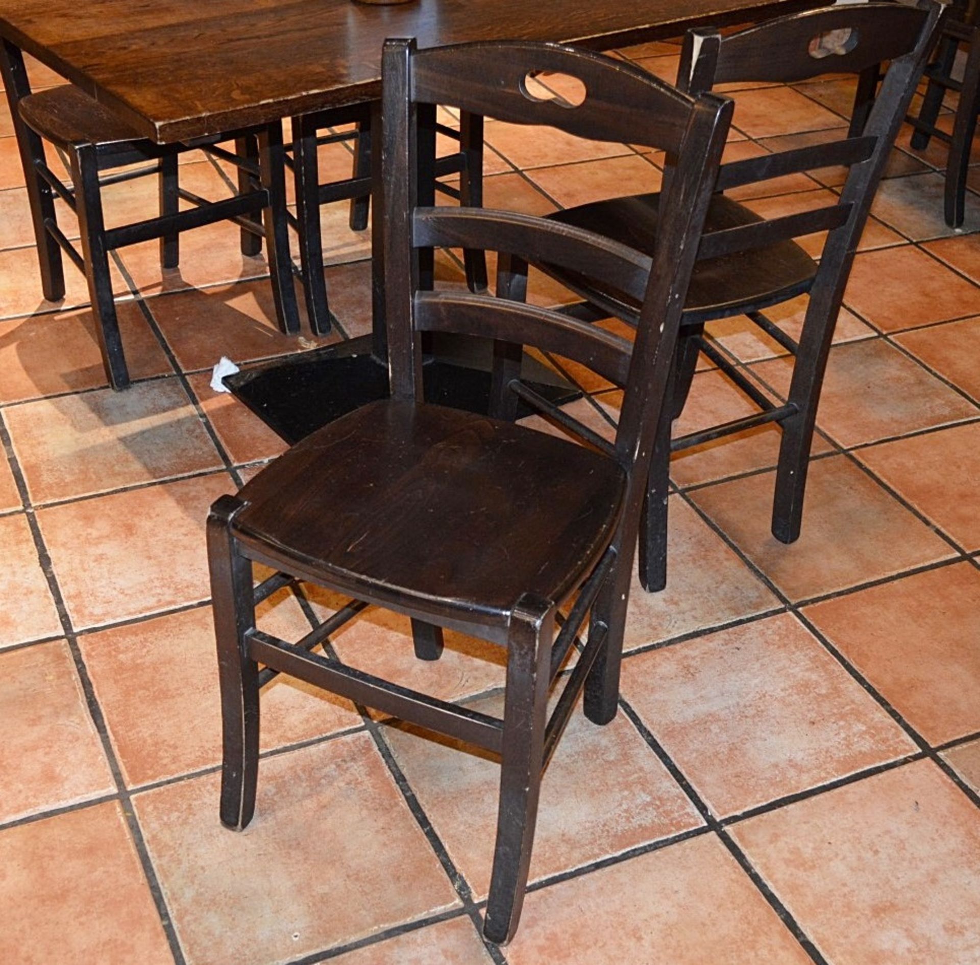 10 x Assorted Rustic Restaurant Dining Chairs - Taken From A Popular Eatery - Manchester M17