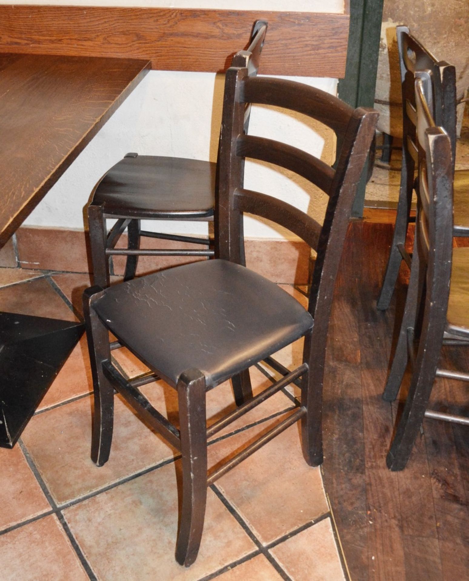 10 x Assorted Rustic Restaurant Dining Chairs - Taken From A Popular Eatery - Manchester M17 - Image 4 of 6