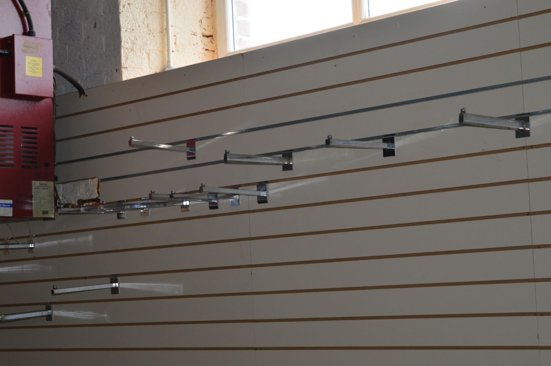 Approximately 300 x Slat Wall Rails - Various Styles and Sizes Included - Please See Pictures For - Image 6 of 19