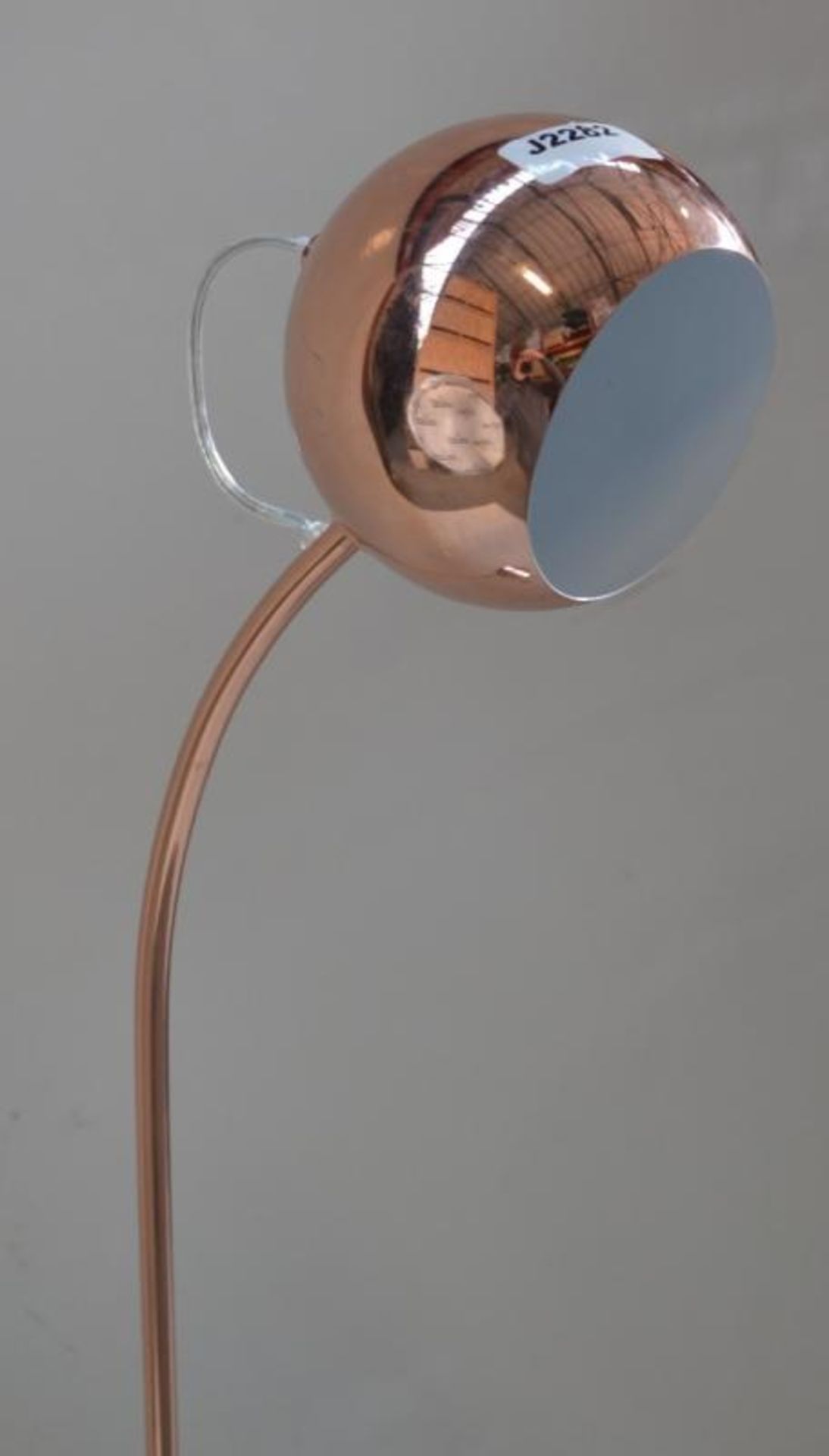 1 x Ex Display 1 Light Magnetic Head Floor Lamp Copper - CL364 - Ref:WH- J2282 - Location: Altrincha - Image 3 of 4