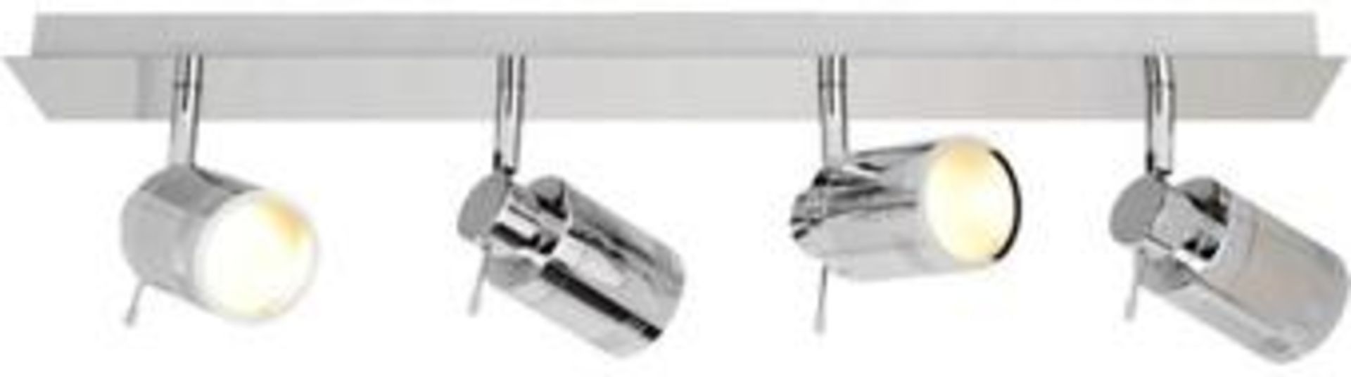 1 x Ex Display Spa Scorpius Chrome Quad Bathroom Bar Light- CL364 - Ref: ERP2- H371 - Location: Alt