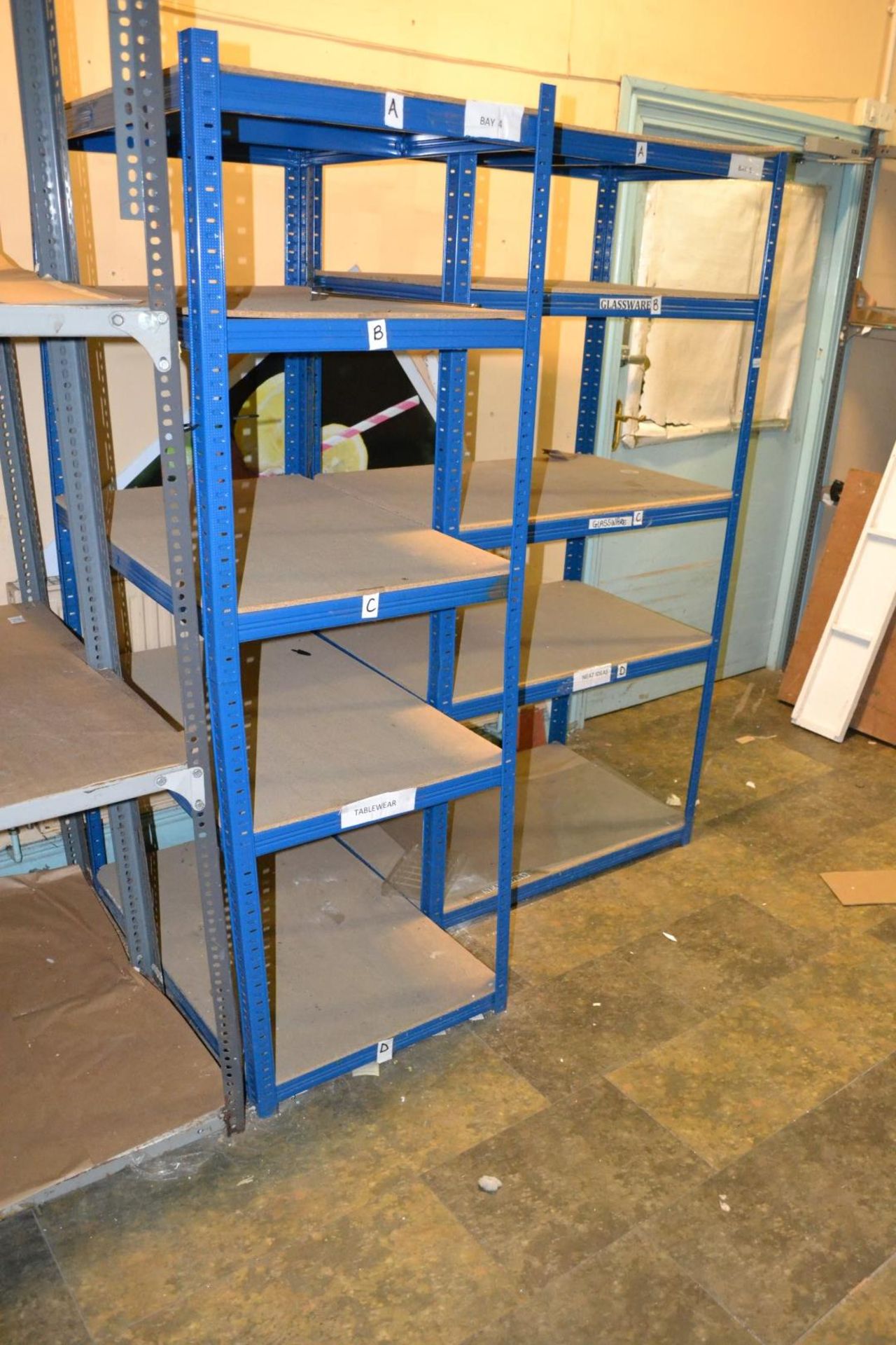 9 x Various Pieces of Steel Shelving - Various Sizes Included - BB GF PTP - CL351 - Location: