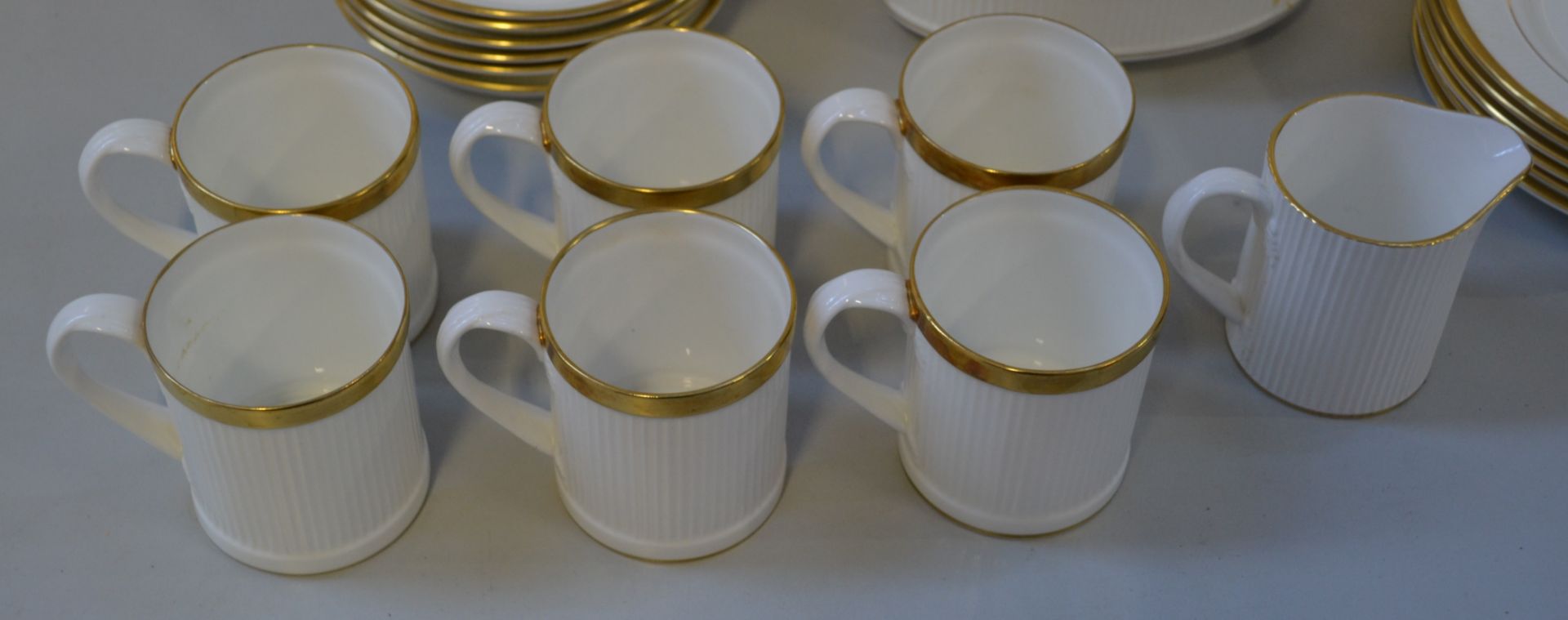 1 x Staffordshire Dinner Set Bone China - Ref J2192 - CL314 - Image 2 of 8