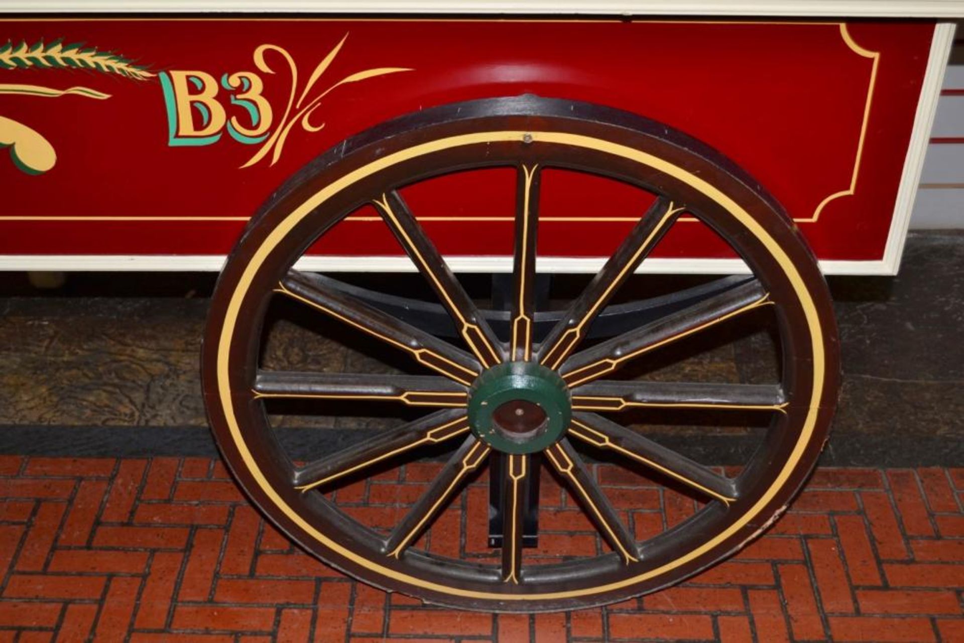 1 x Vintage Botany Bay Hand Made Sweet Cart - H93 x W100 x L157/200 cms - Ref BB677 GF - CL351 - - Image 2 of 6