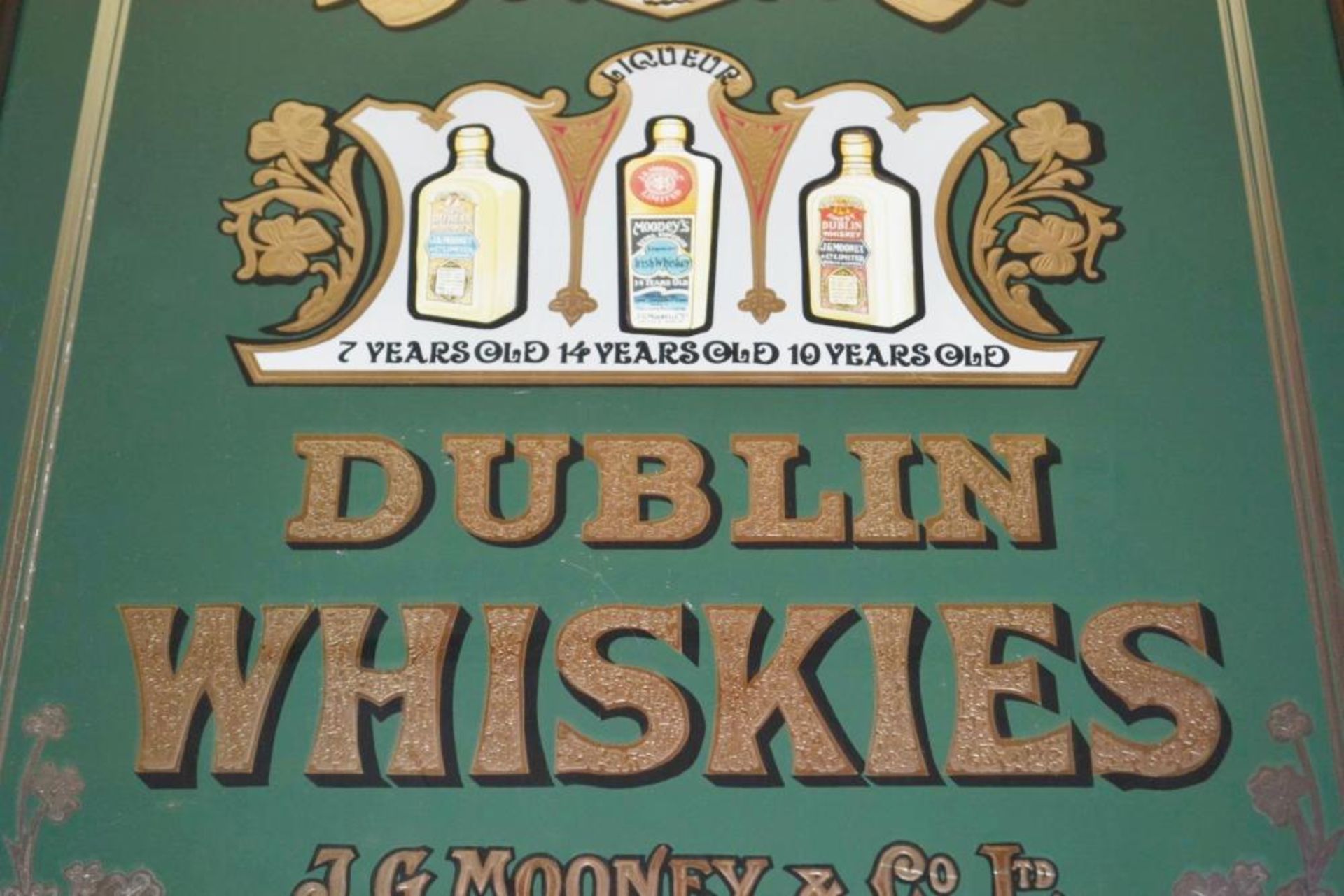 1 x Framed Advertisement Picture - Mooneys Dublin Whiskies - J.G. Mooneys & Co Ltd Dublin, Belfast & - Image 2 of 4