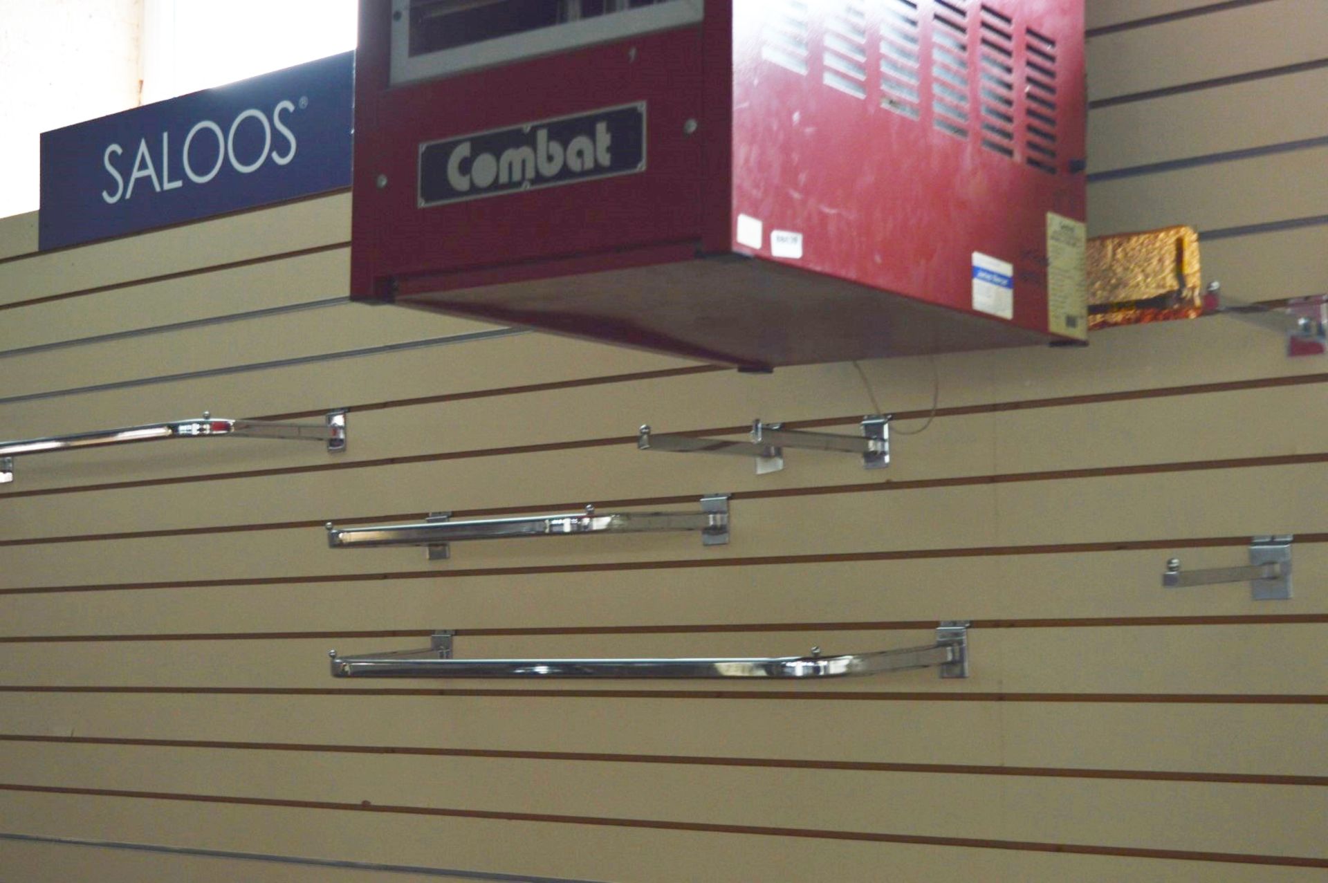 Approximately 300 x Slat Wall Rails - Various Styles and Sizes Included - Please See Pictures For - Image 7 of 19