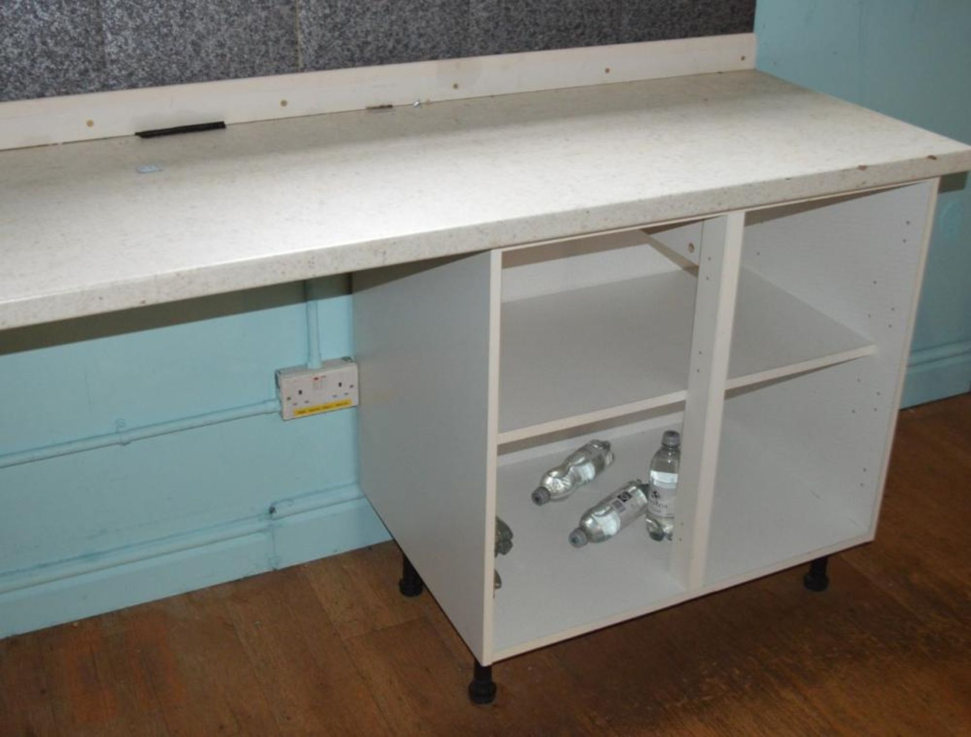 1 x Kitchen Counter to Include Worktop and Two Cabinets - H90 x W298 x D60 cms - Ref BB1520 GF - CL3 - Image 2 of 3