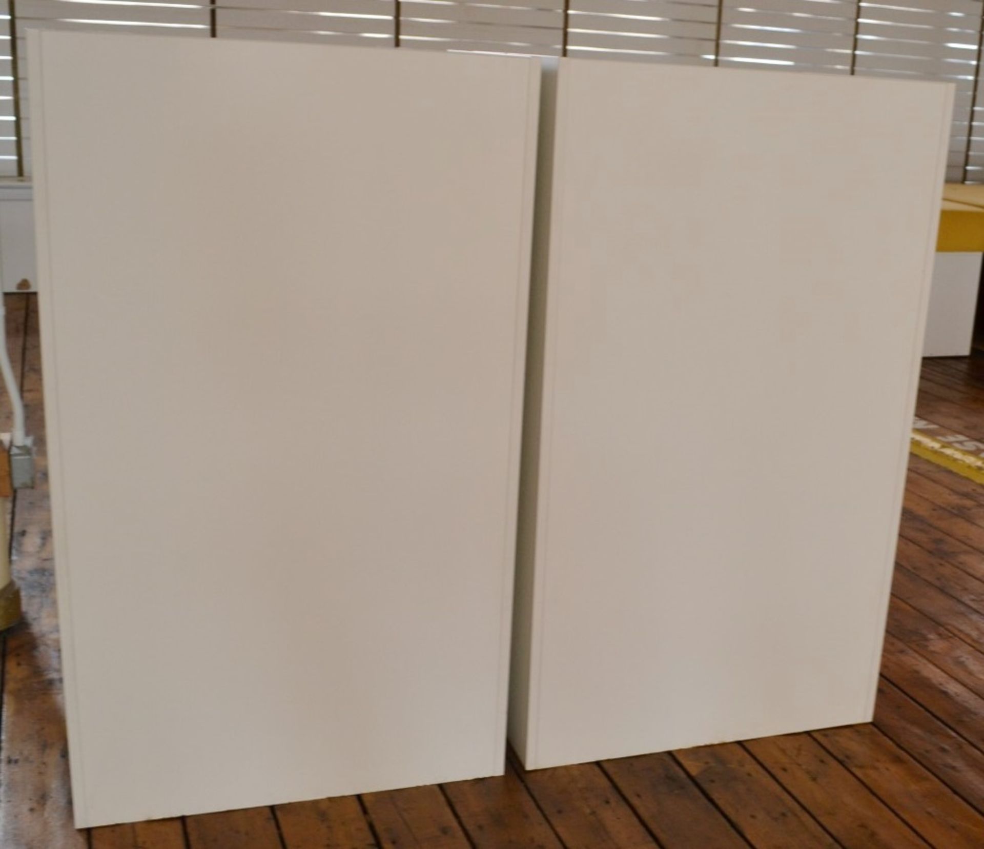 A Pair Of Retail Display With Perspex Panels - Dimensions: W70.5 x D51 x H120cm - Ref M471 F3 - Image 2 of 3