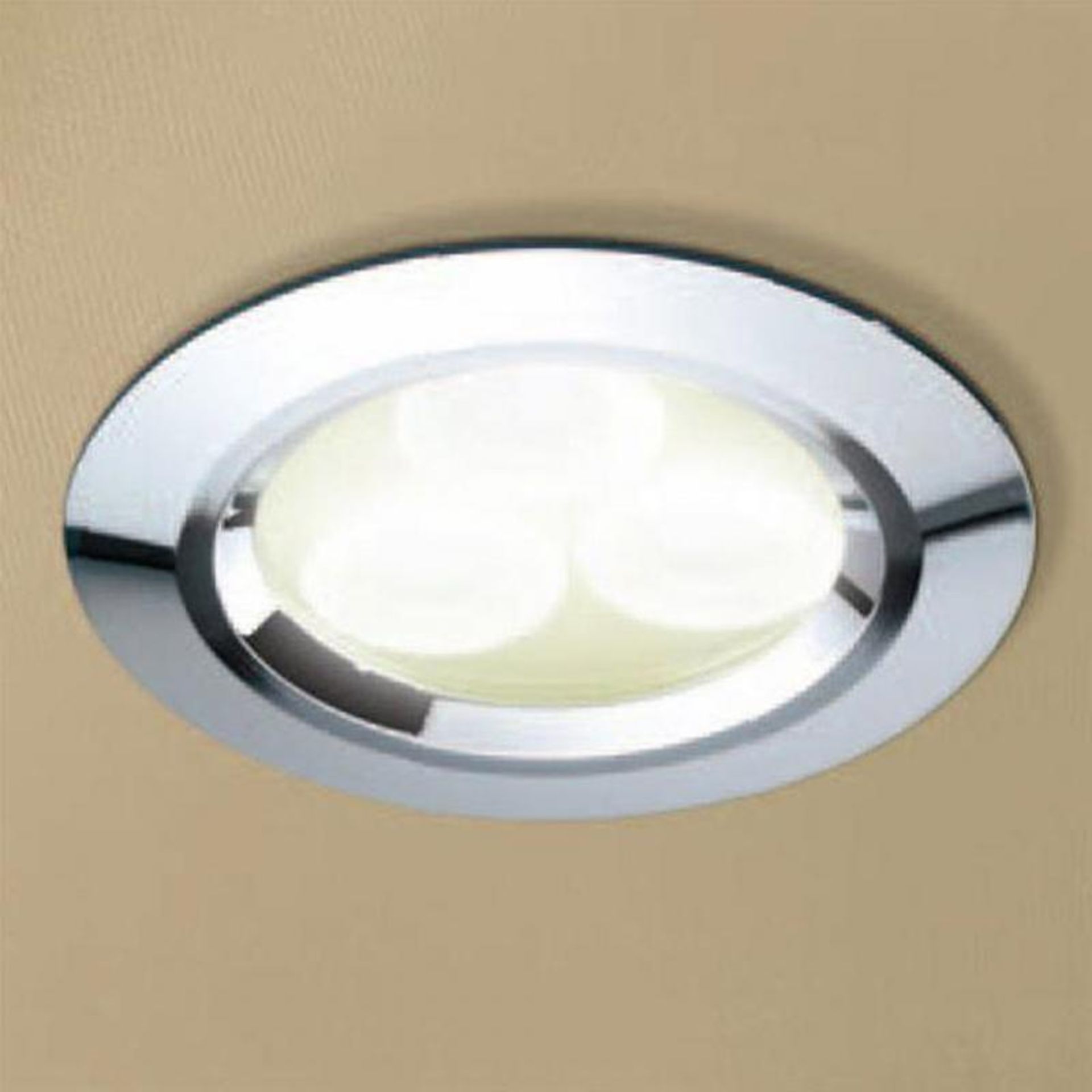 1 x Warm White LED Showerlight, Chrome - New Boxed Stock - CL364 - Ref: PAL Edin/1 10813 - Location:
