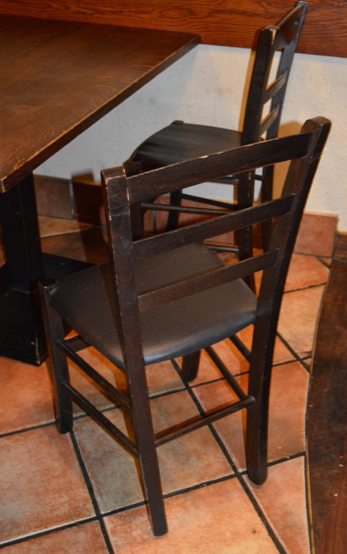 10 x Assorted Rustic Restaurant Dining Chairs - Taken From A Popular Eatery - Manchester M17 - Image 4 of 6