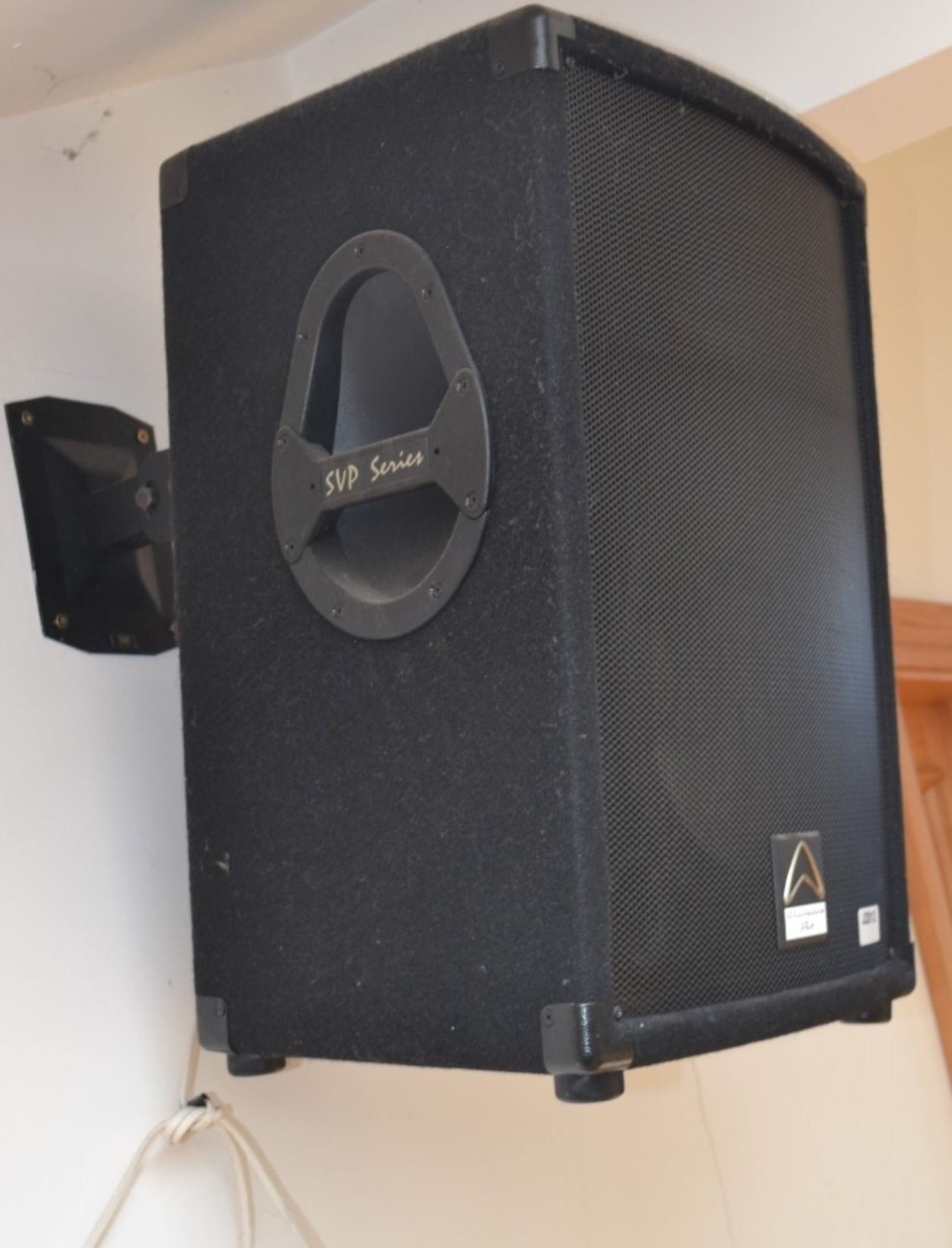 2 x Wharfedale Pro SVP PA Speakers With Wall Mounting Brackets - Image 3 of 4