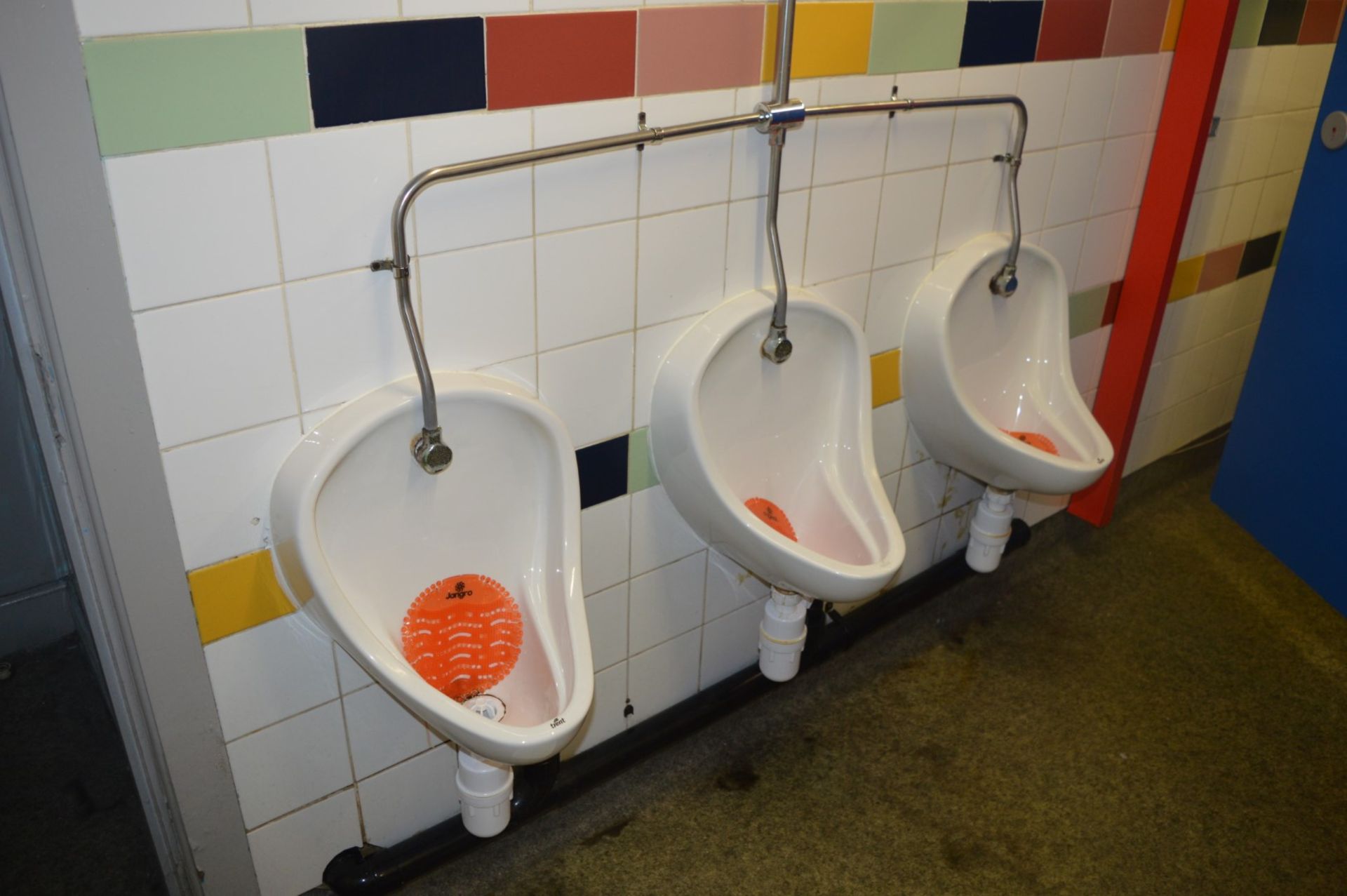 3 x Toilet Wall Urinals With Cistern - Ref BB PTP - CL351 - Location: Chorley PR6The winning