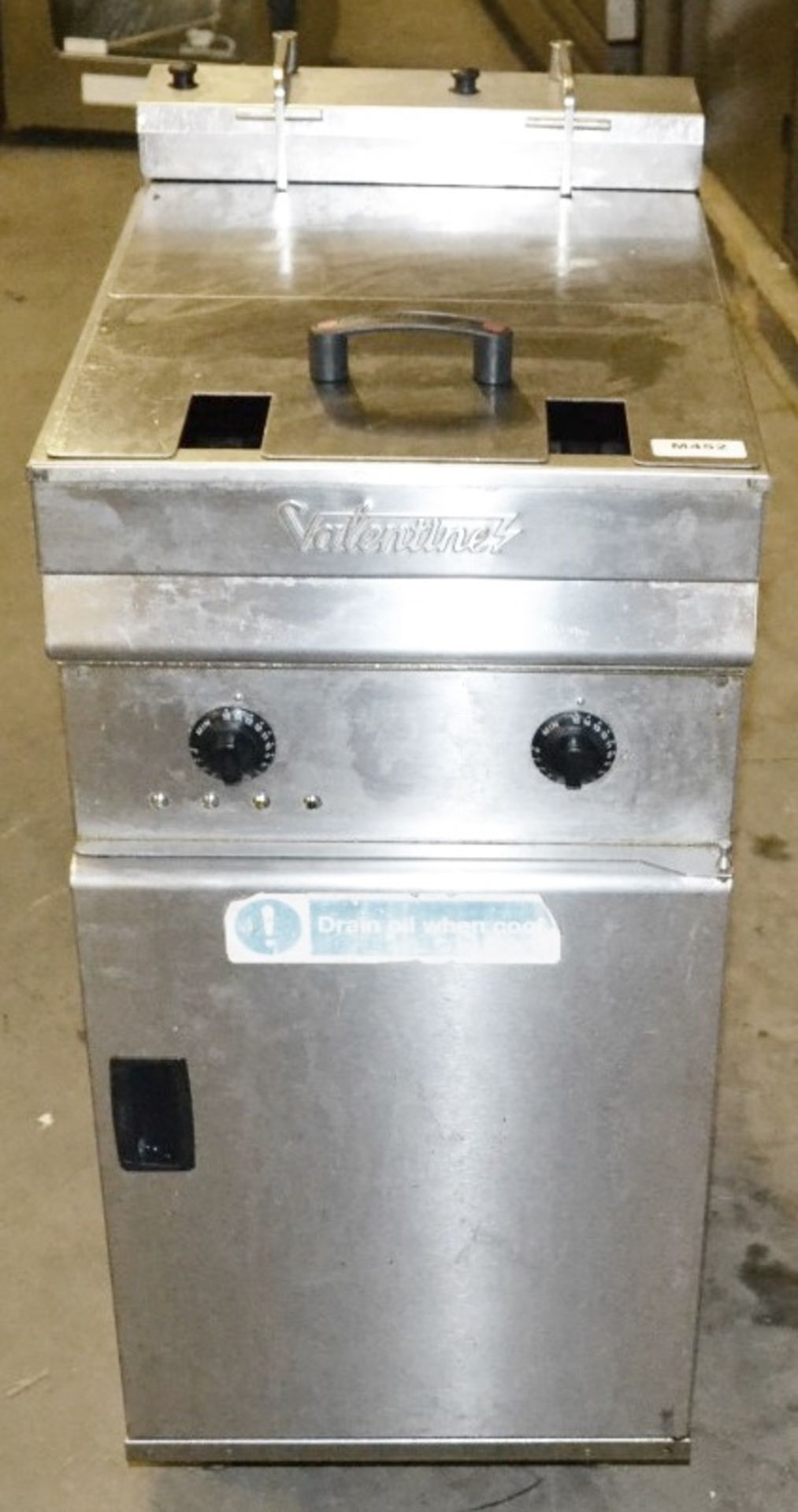 1 x Valentine Freestanding Electric Twin Basket Fryer - Approx 15 Litre Capacity - Easy Clean Stainl - Image 5 of 6
