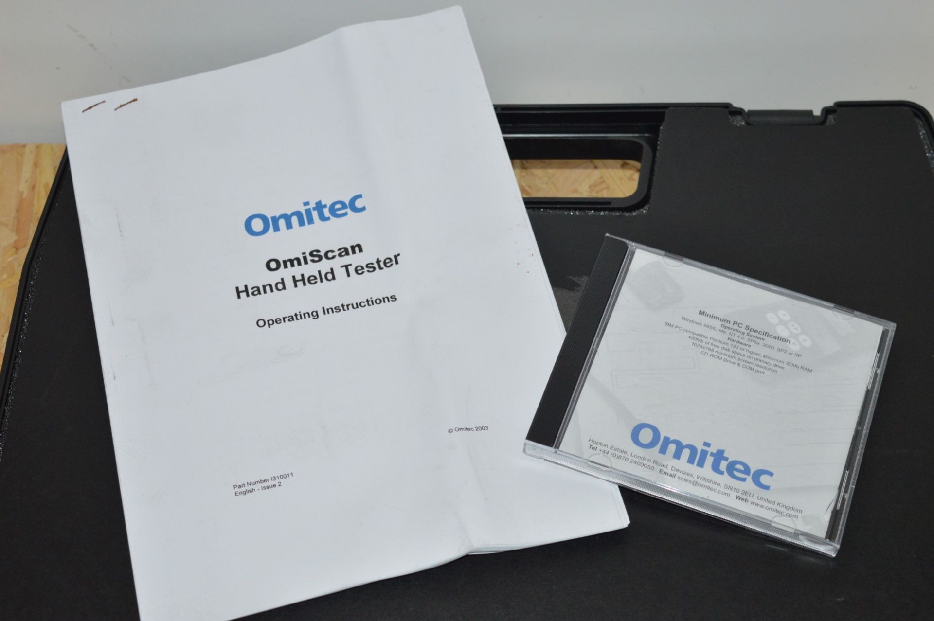 1 x Omitec OmiScan Automotive Diagnostic Tool - Model OM100/1 - Includes Carry Case, User Manual, - Image 3 of 7