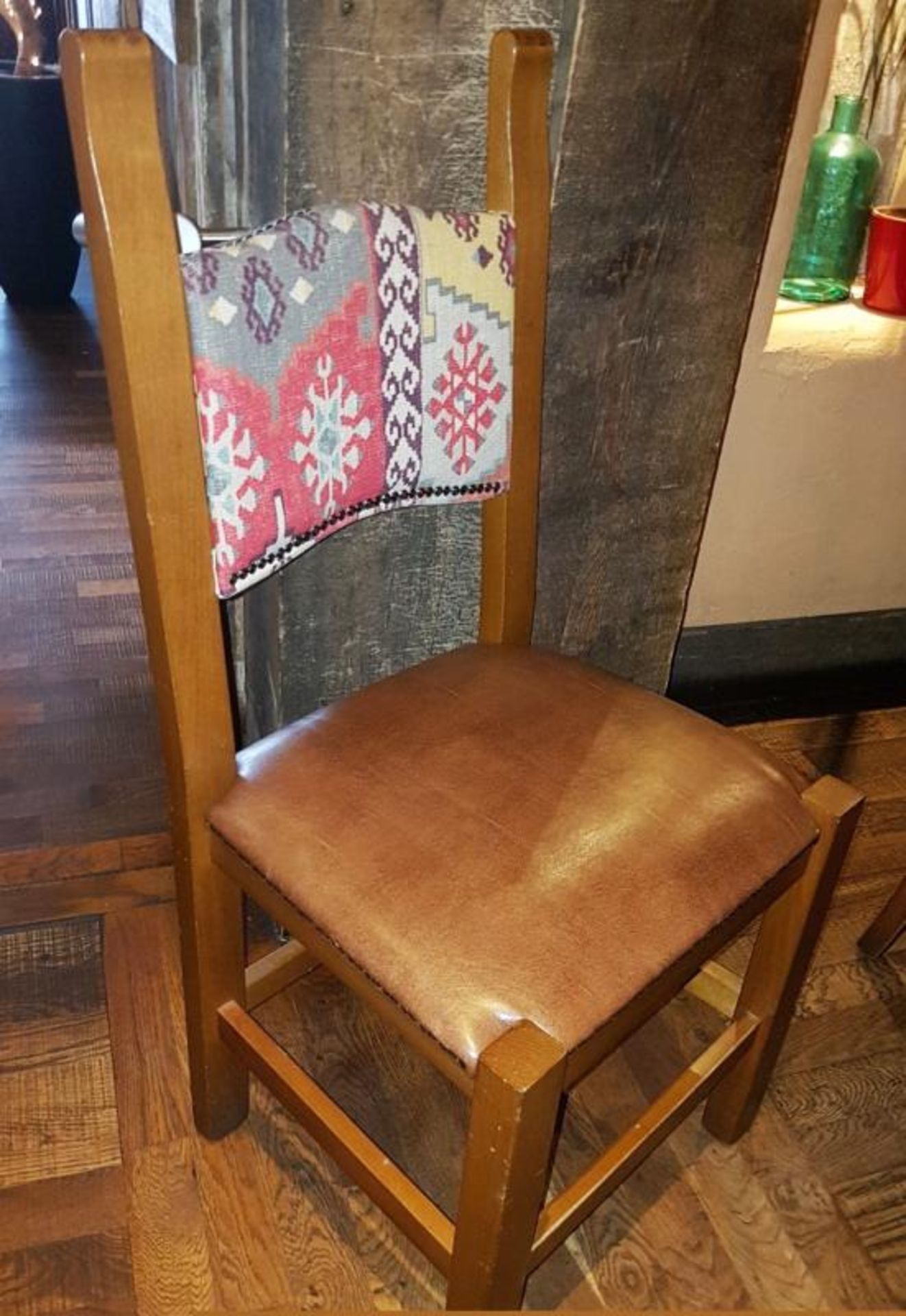 30 x Assorted Wooden Dining Chairs From Mexican Themed Restaurant -  Various Styles Included - CL363