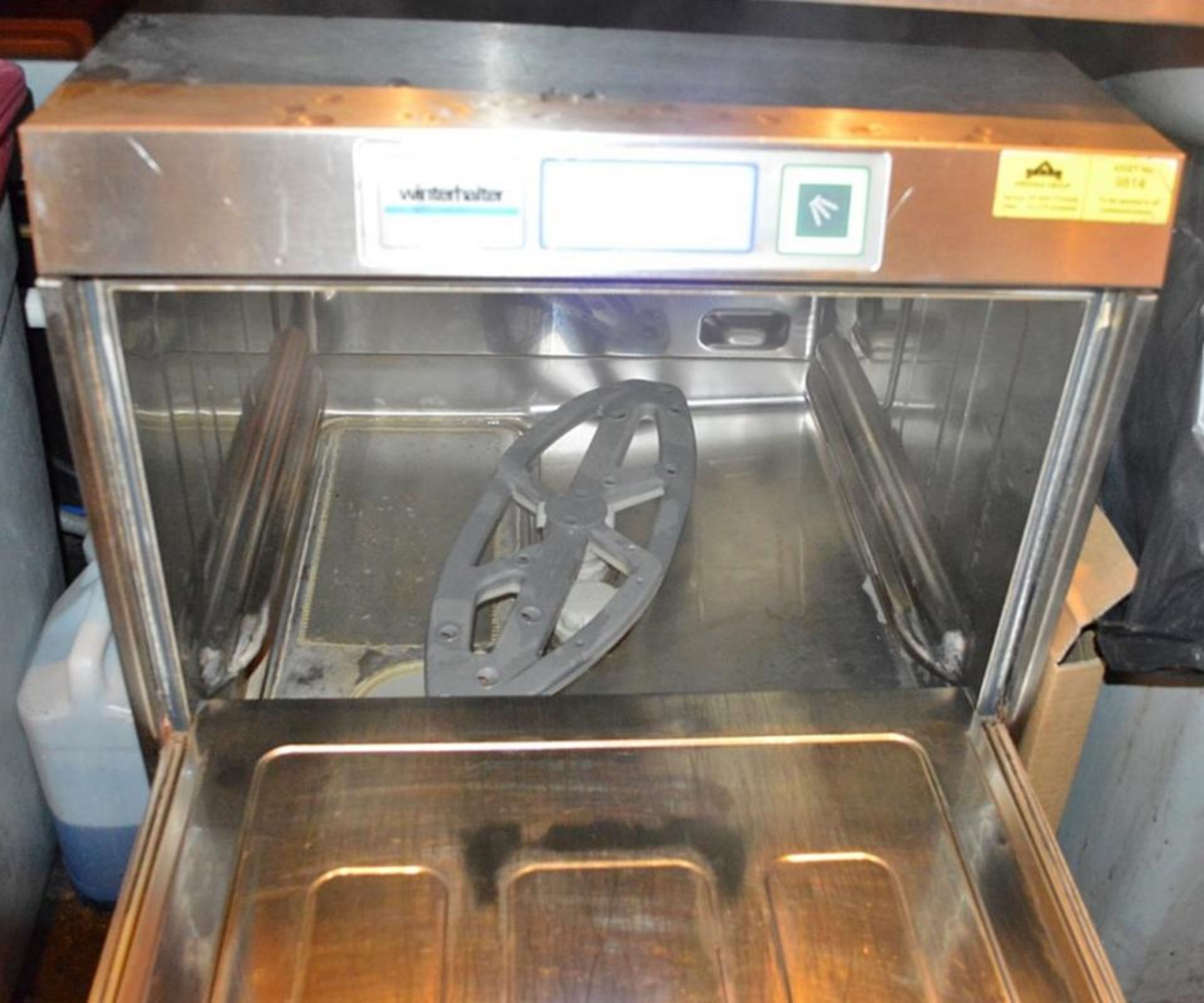 1 x Winterhalter UC-M Commercial Backbar Glass Washer With Stainless Steel Finish - H75 x W60 x D70 - Image 3 of 6