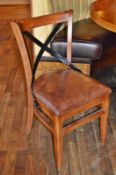 30 x Assorted Wooden Dining Chairs From Mexican Themed Restaurant -  Various Styles Included - CL363