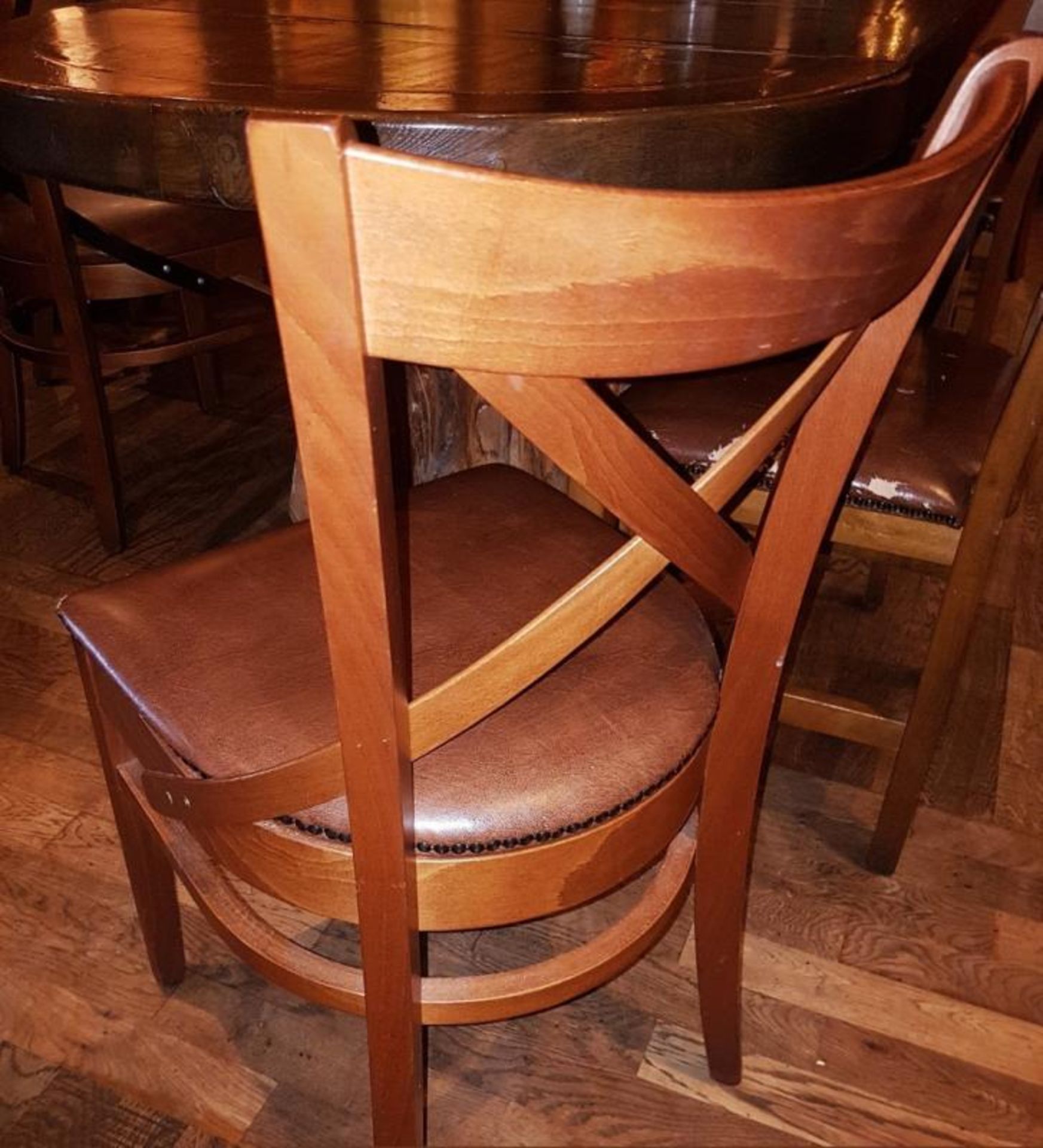 30 x Assorted Wooden Dining Chairs From Mexican Themed Restaurant -  Various Styles Included - CL363 - Image 7 of 10