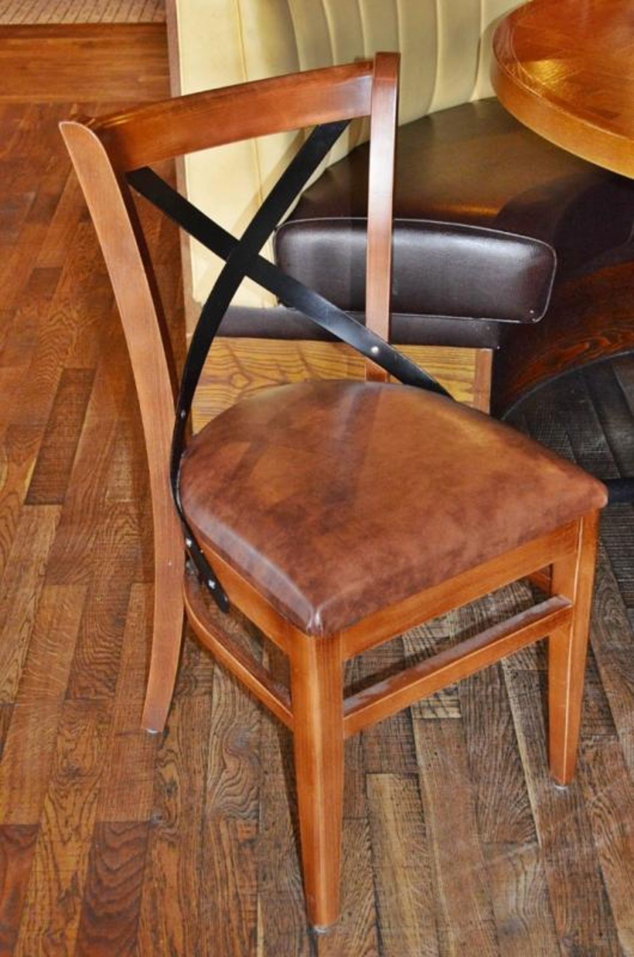 30 x Assorted Wooden Dining Chairs From Mexican Themed Restaurant -  Various Styles Included - CL363