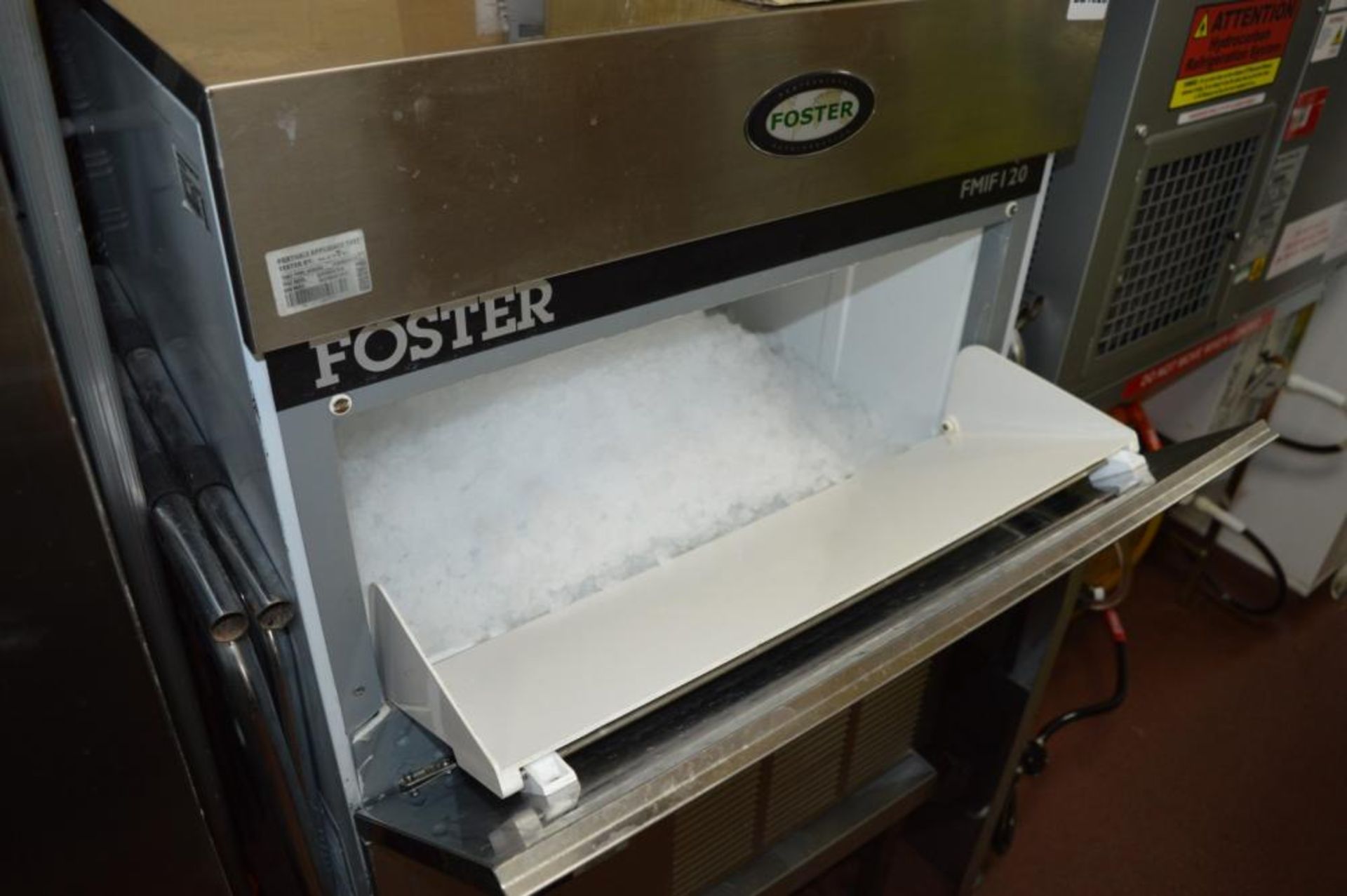 1 x Foster FMF120 130kg Output Ice Flaker With Stand - H120 x W70 x D50 cms - RRP £3,900 - Ref BB102 - Image 2 of 5