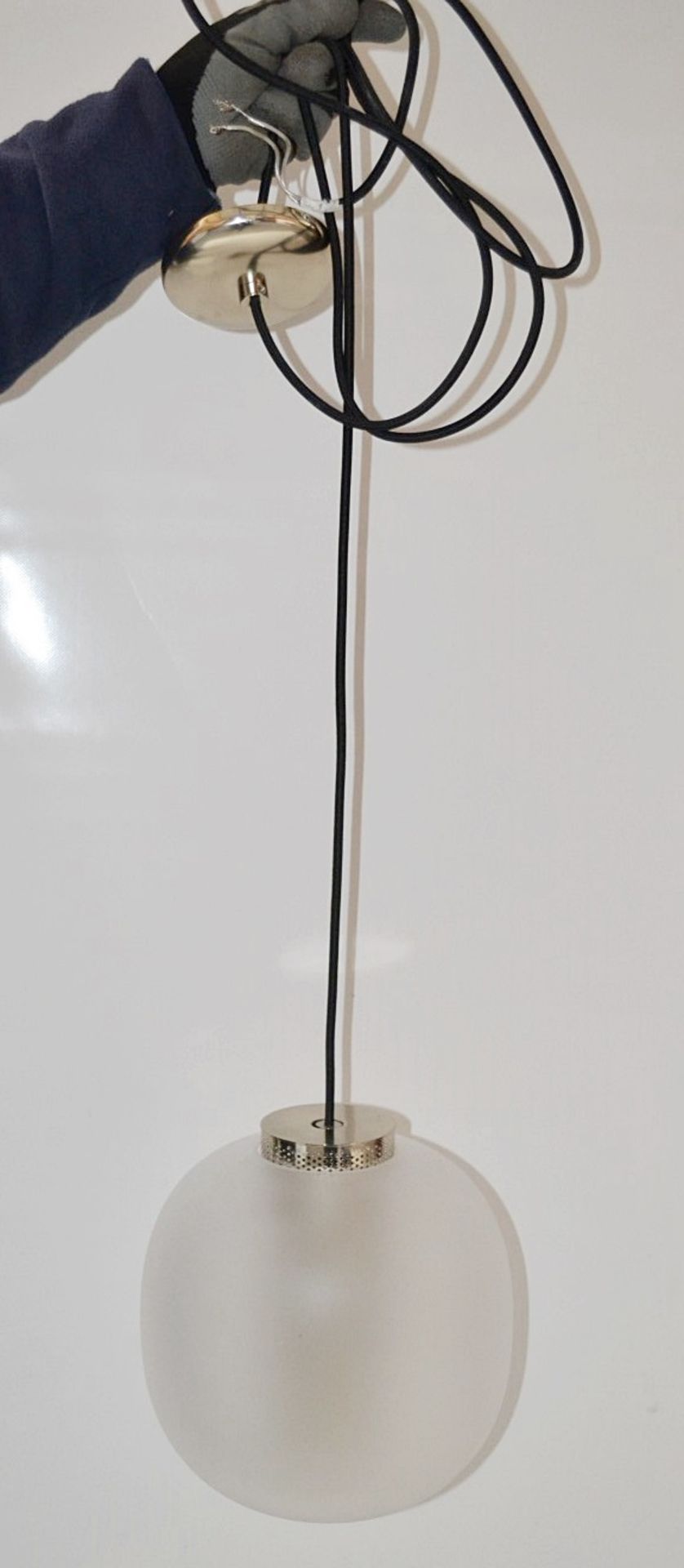 1 x 'Bloom' Pendant Light By Resident - Frosted White Glass - Original RRP £395.00 - Image 3 of 6