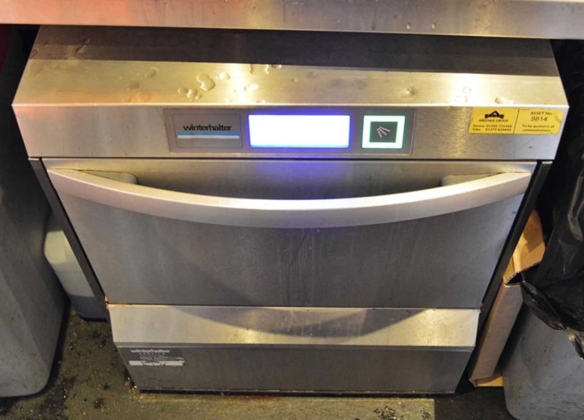 1 x Winterhalter UC-M Commercial Backbar Glass Washer With Stainless Steel Finish - H75 x W60 x D70 - Image 5 of 6