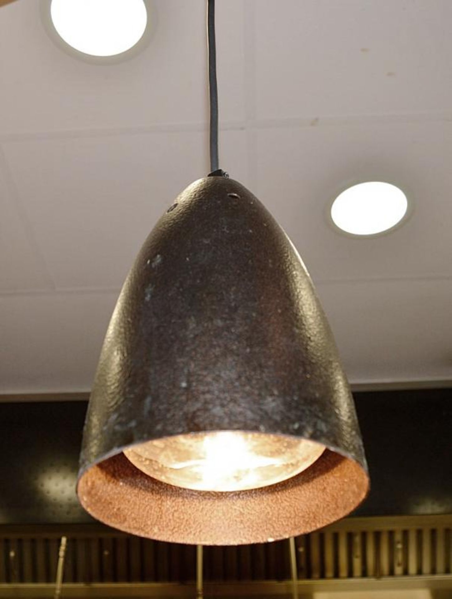 7 x Commercial Food Warming Heat Lamps With Curved Holding Rail - CL366 - Ref BB1085 - Location: Mil - Image 2 of 6