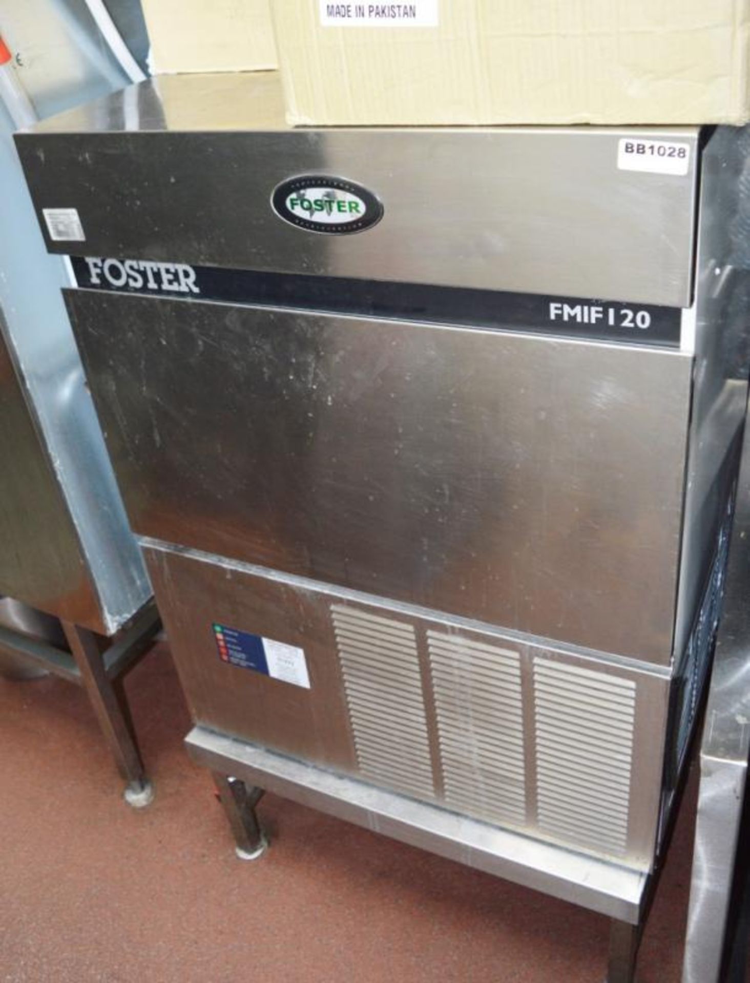1 x Foster FMF120 130kg Output Ice Flaker With Stand - H120 x W70 x D50 cms - RRP £3,900 - Ref BB102