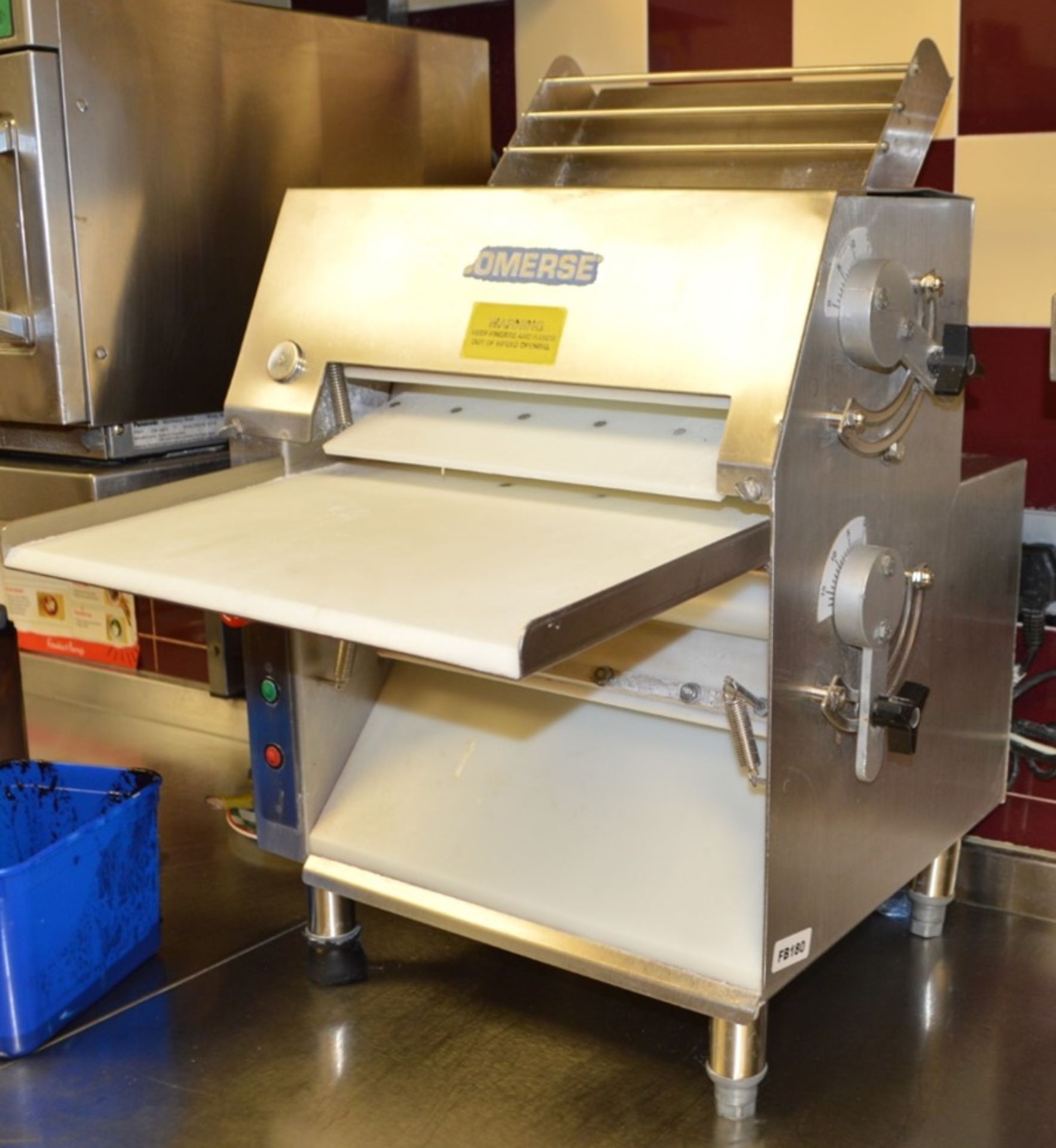 1 x Somerset Dough Roller - Model CDR1550 - Suitable For Pizza, Naans, Chatati Wraps etc - Ref FB180 - Image 2 of 6