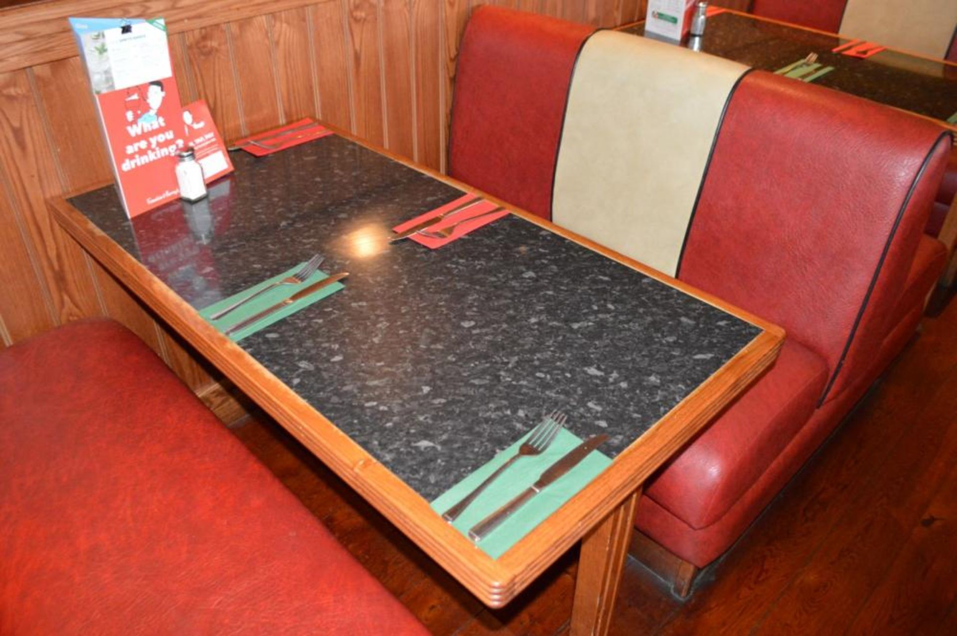 1 x Selection of Cosy Bespoke Seating Booths in a 1950's Retro American Diner Design With Dining Tab - Image 4 of 30