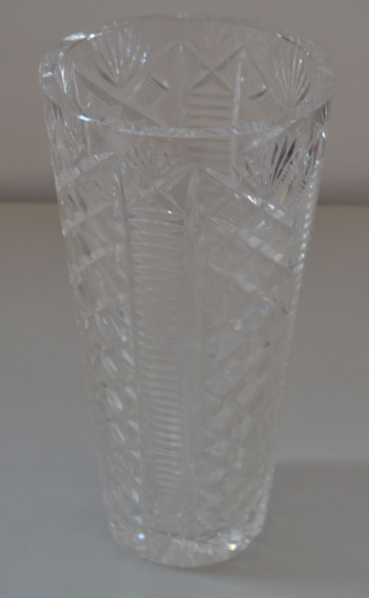 1 x Vintage Glass Vase - Ref J2161 - CL314