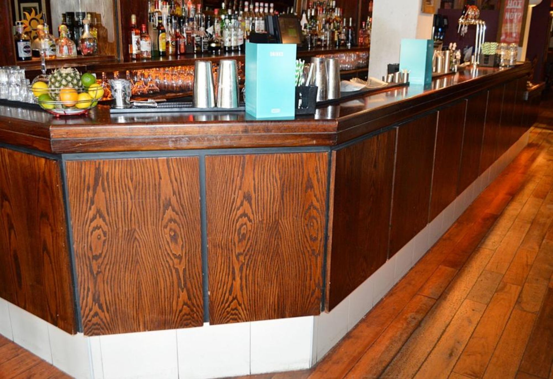 1 x Pub / Restaurant Bar From Mexican Themed Restaurant - Includes Both Front Counter And Back Bar U - Image 3 of 10