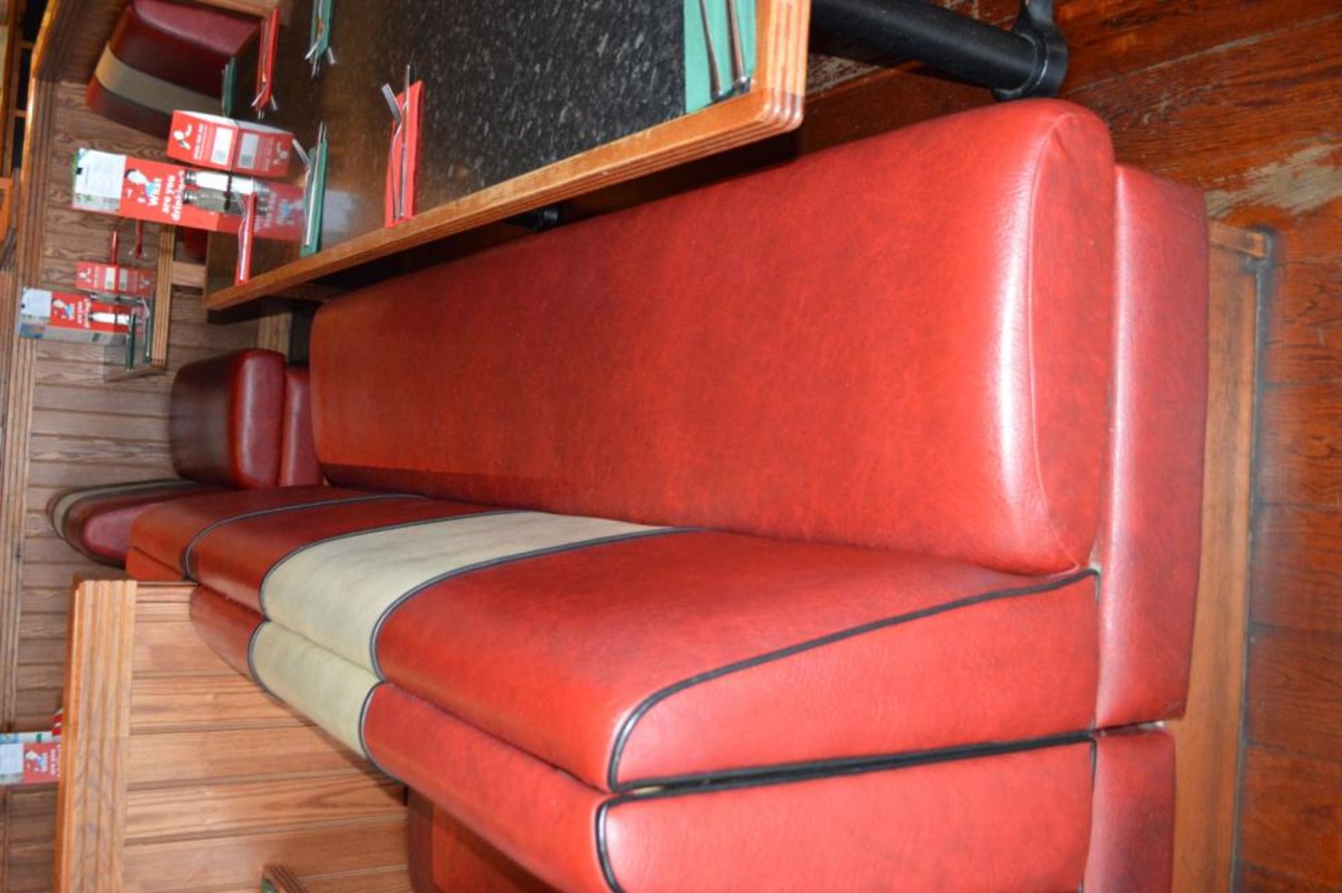 1 x Selection of Cosy Bespoke Seating Booths in a 1950's Retro American Diner Design With Dining Tab - Image 12 of 30