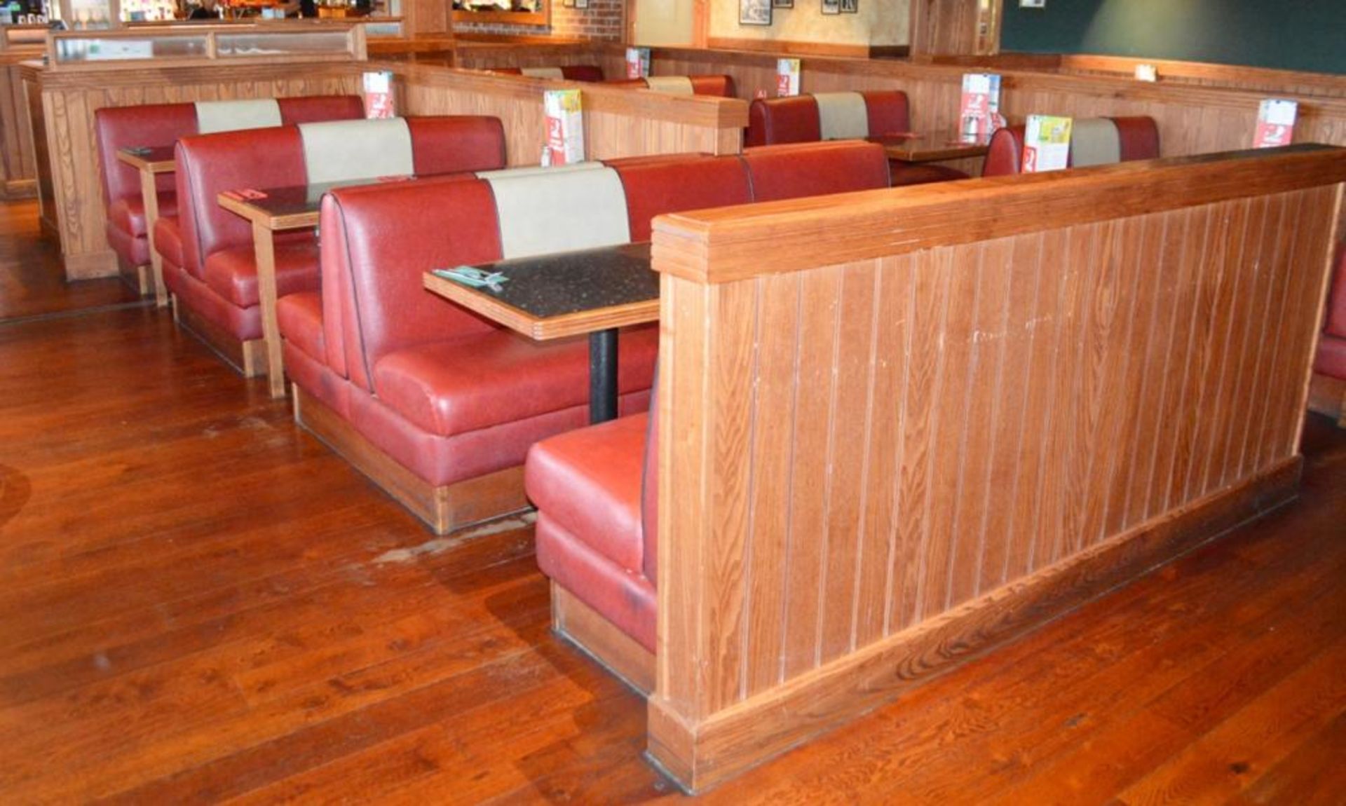 1 x Selection of Cosy Bespoke Seating Booths in a 1950's Retro American Diner Design With Dining Tab - Image 6 of 30
