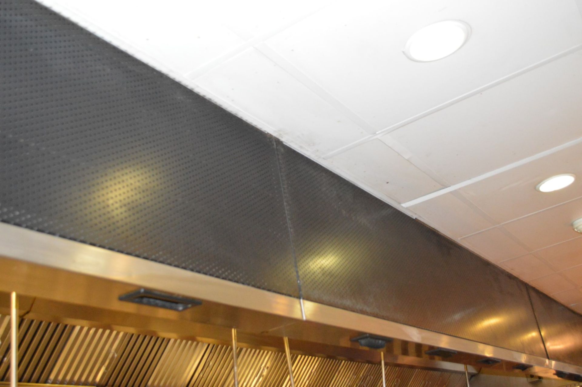 1 x Commercial Stainless Steel Kitchen Extractor Canopy With Ansul R-102 Fire Suppression System - - Image 12 of 13