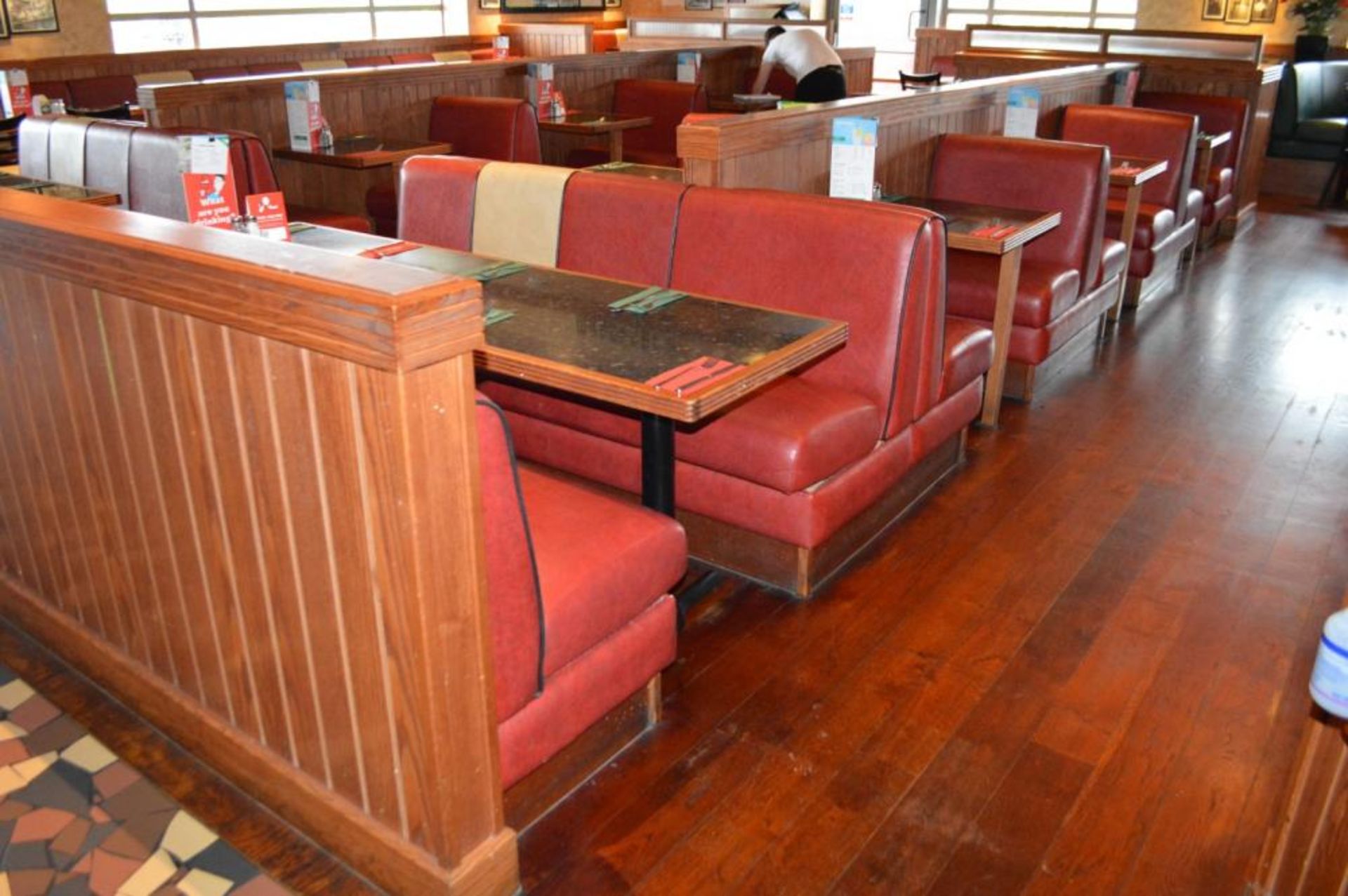 1 x Selection of Cosy Bespoke Seating Booths in a 1950's Retro American Diner Design With Dining Tab - Image 8 of 30