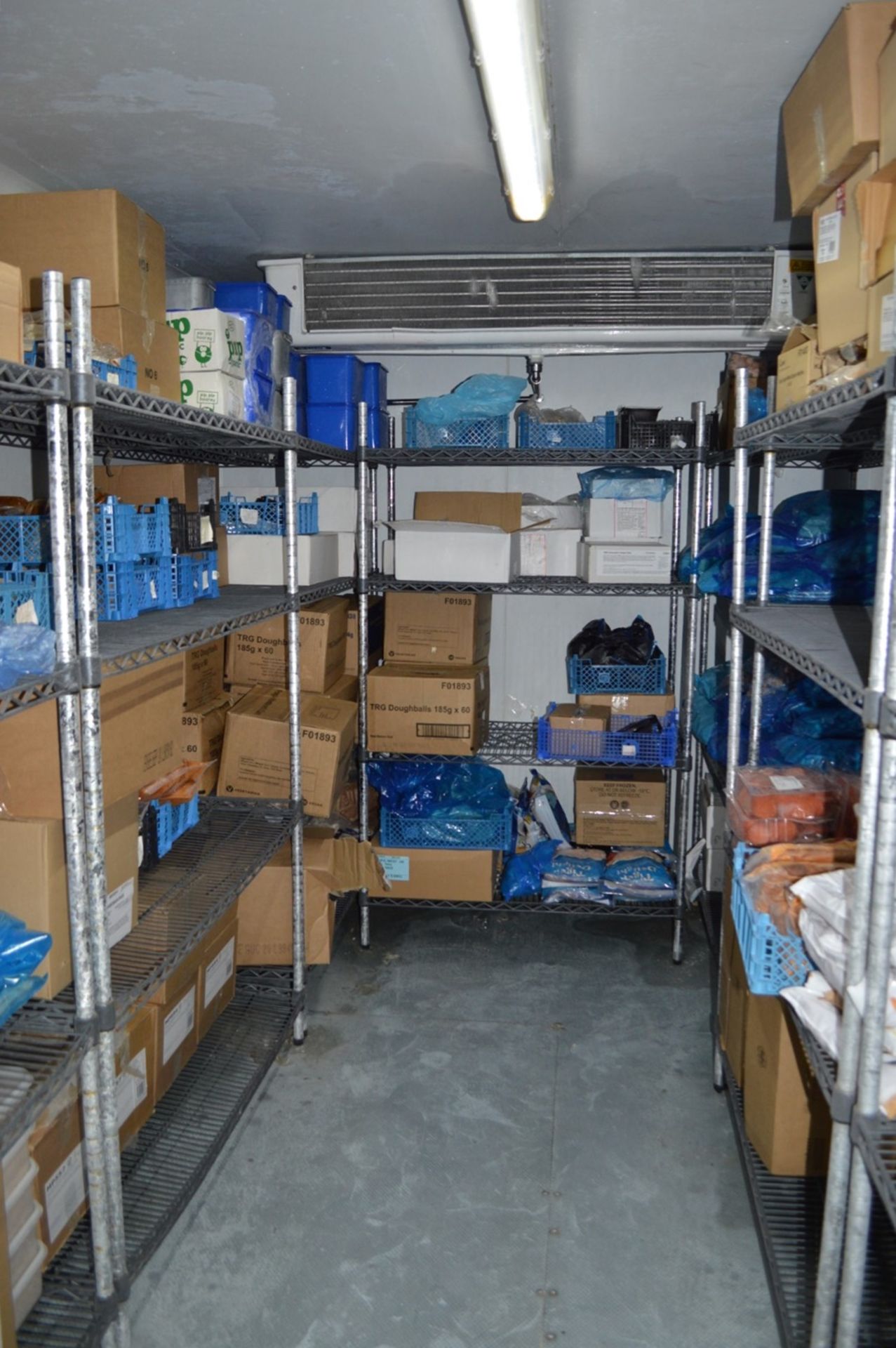 7 x Assorted Freezer Room Storage Shelves - Assorted Sizes - H170 x W98/118 x D70 cms - Ref