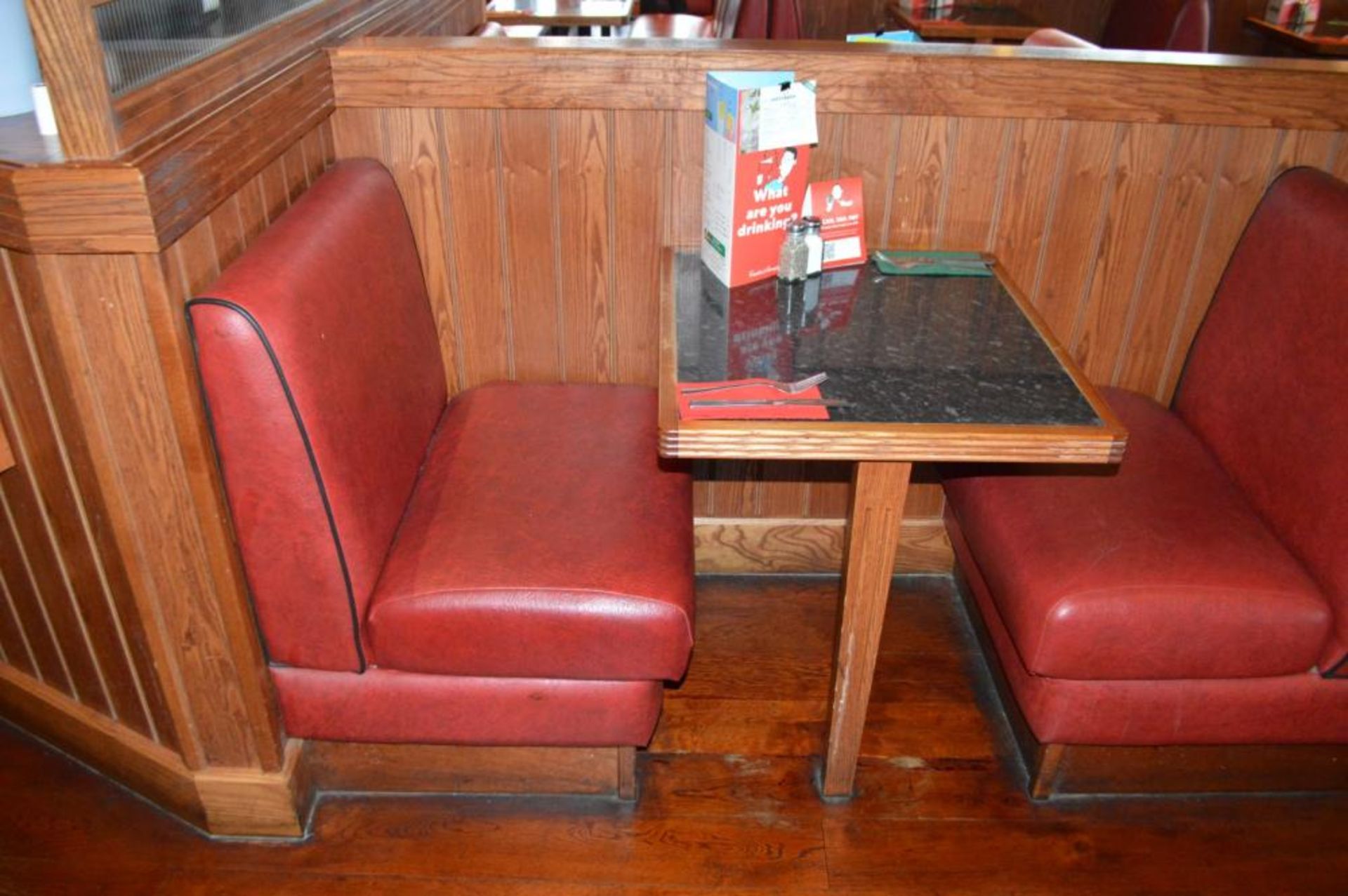 1 x Selection of Cosy Bespoke Seating Booths in a 1950's Retro American Diner Design With Dining Tab - Image 16 of 30