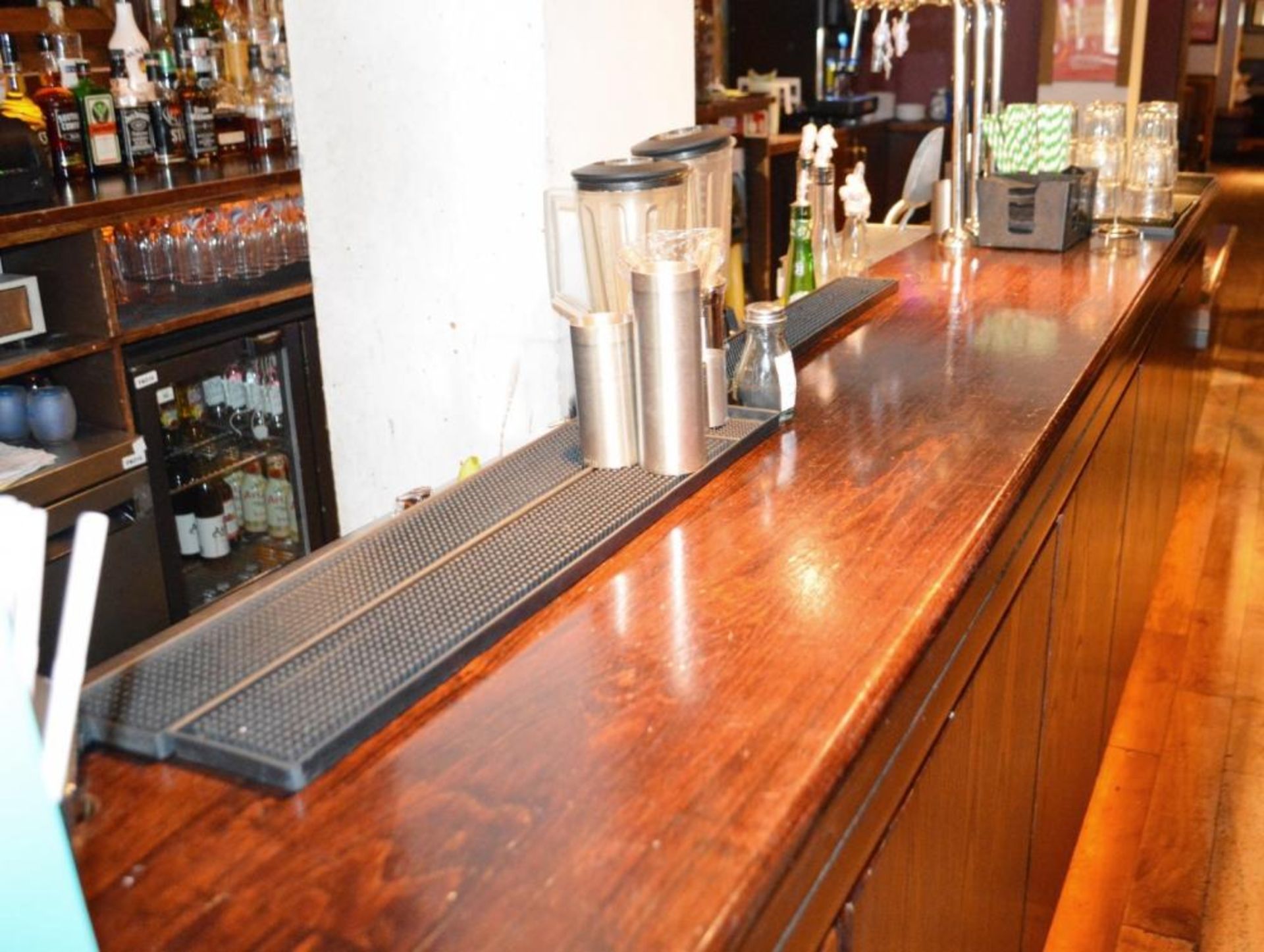1 x Pub / Restaurant Bar From Mexican Themed Restaurant - Includes Both Front Counter And Back Bar U - Image 5 of 10
