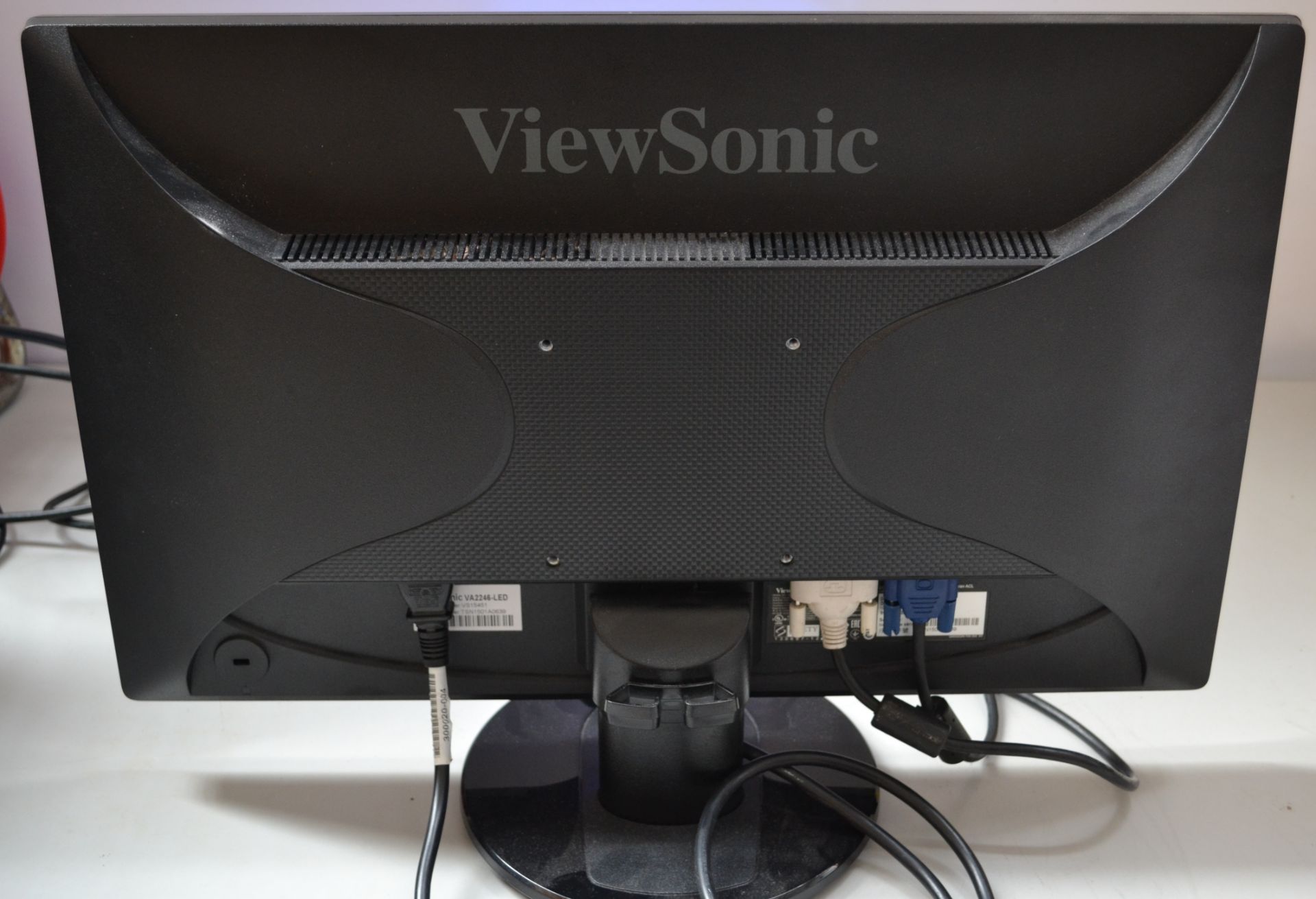 1 x View Sonic VA2246-LED 22" Widescreen PC Monitor - Ref J2215 - Image 2 of 3