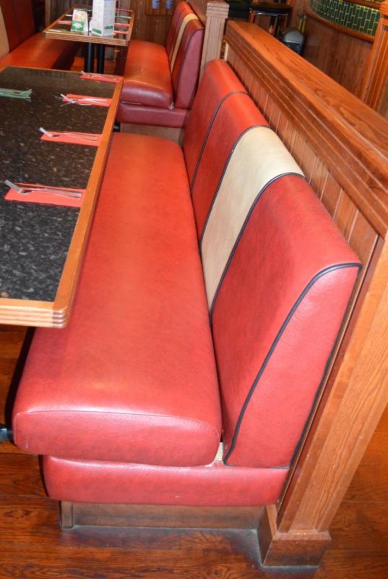 1 x Selection of Cosy Bespoke Seating Booths in a 1950's Retro American Diner Design With Dining Tab - Image 24 of 30