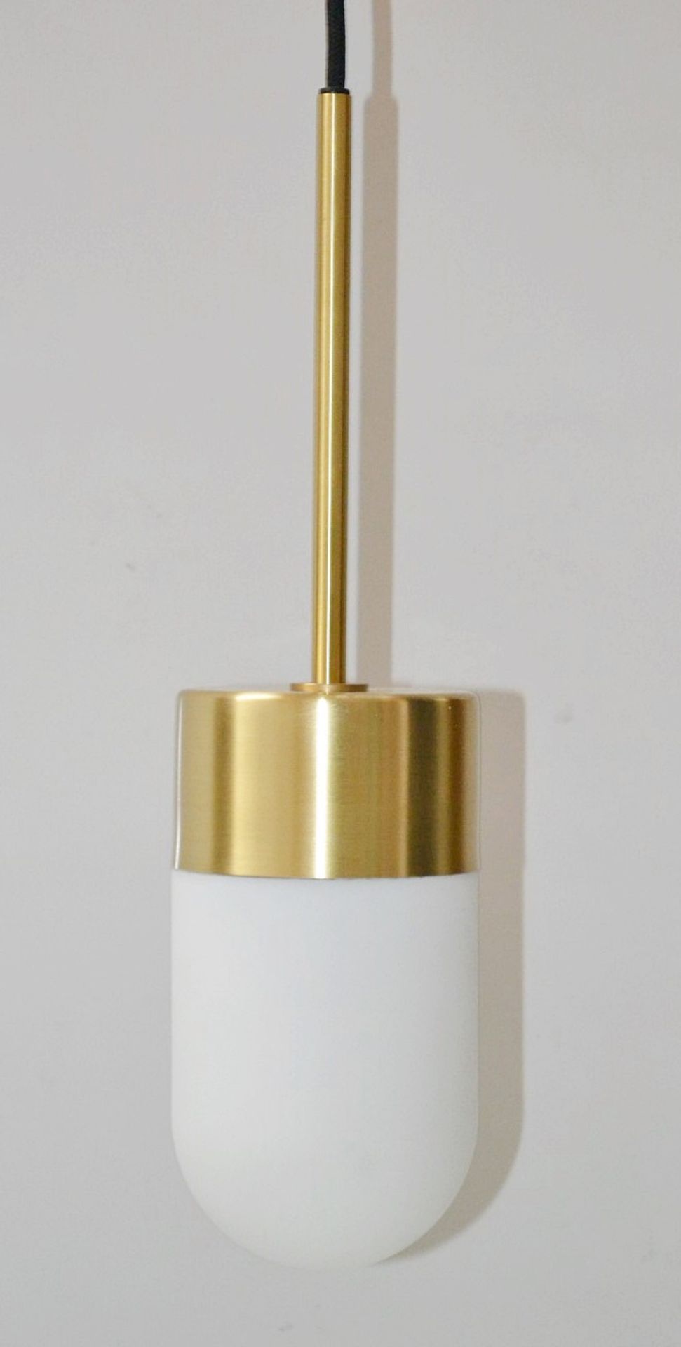 A Pair Of Rubn 'VOX' Commercial Pendant Lights In Polished Brass - Original Value £487.00 - Image 2 of 5