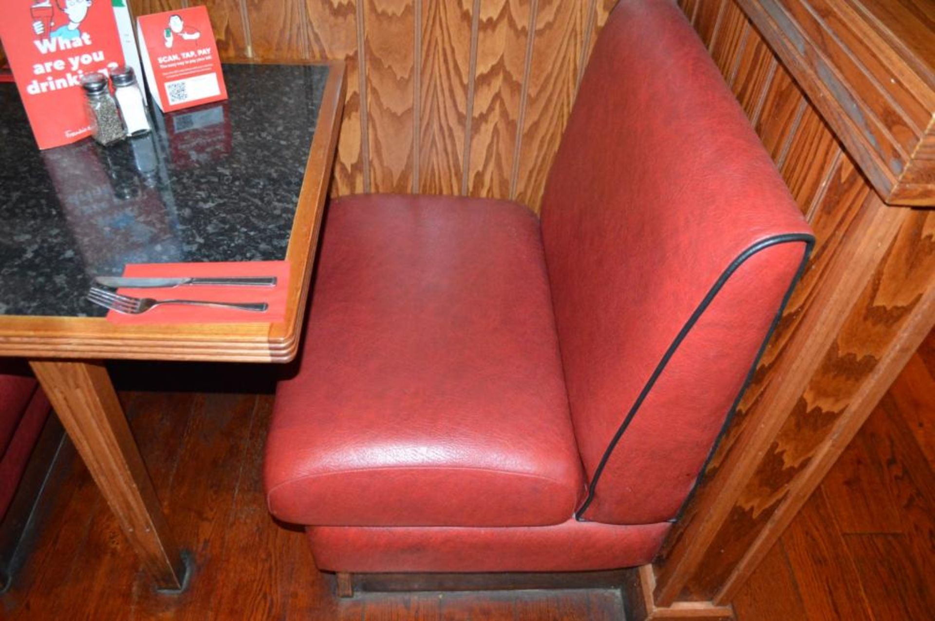 1 x Selection of Cosy Bespoke Seating Booths in a 1950's Retro American Diner Design With Dining Tab - Image 13 of 30