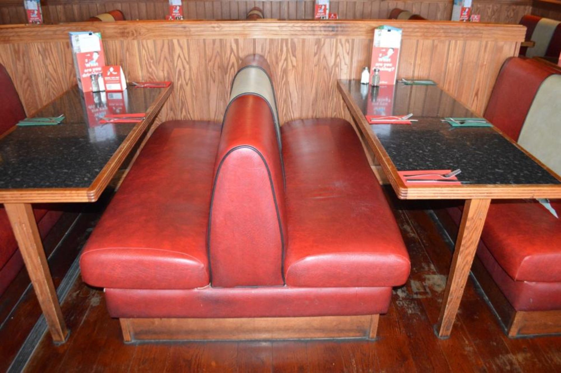 1 x Selection of Cosy Bespoke Seating Booths in a 1950's Retro American Diner Design With Dining Tab - Image 30 of 30