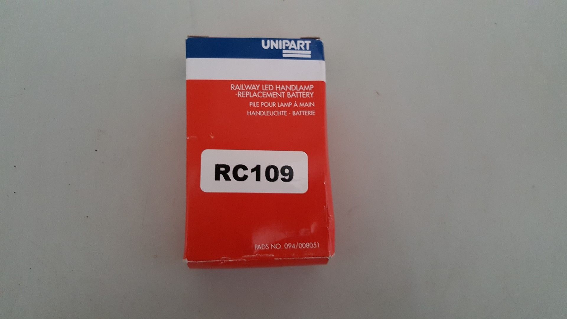 1 x Battery for LED Bardic Lamp UP-094/008051 - Ref RC109 - CL011 - Location: Altrincham WA14